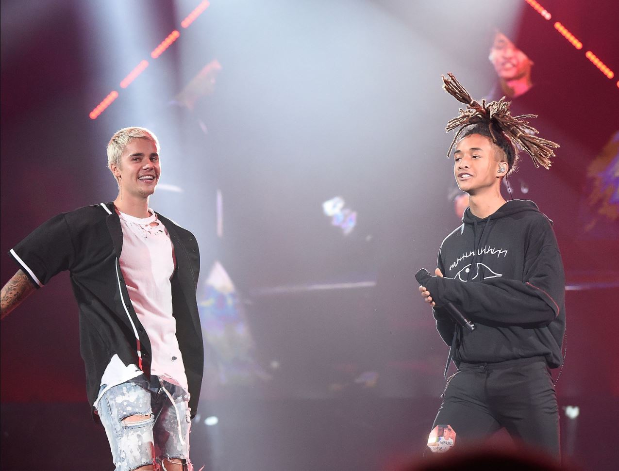 Justin Bieber's Height and Jaden Smith
