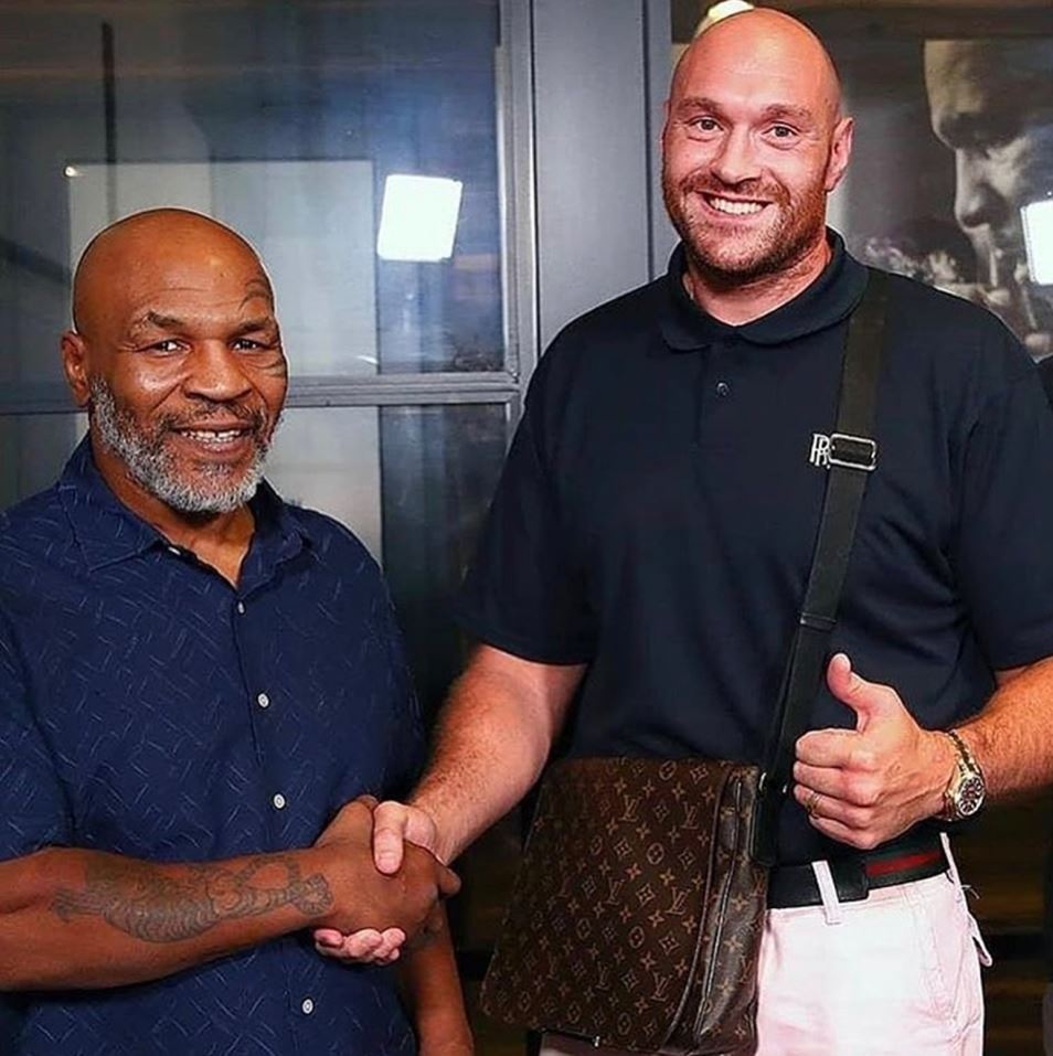Height of Mike Tyson and Tyson Fury