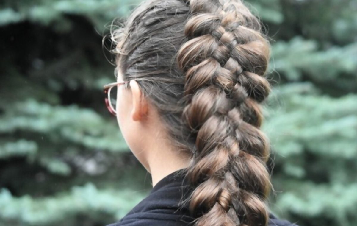 French Braid Knotted