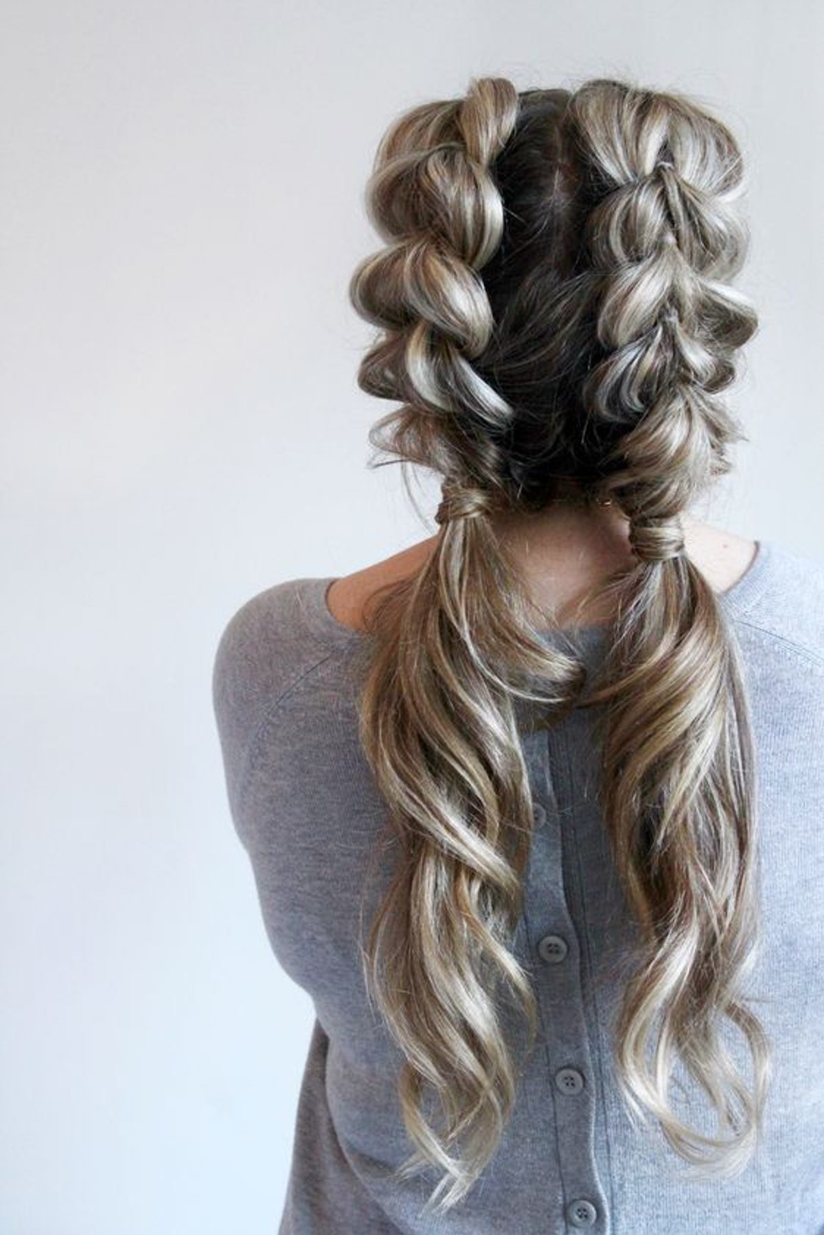 French Plait Pull Through Braid