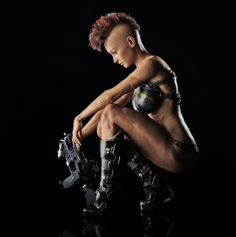 Natural Mohawk Braids