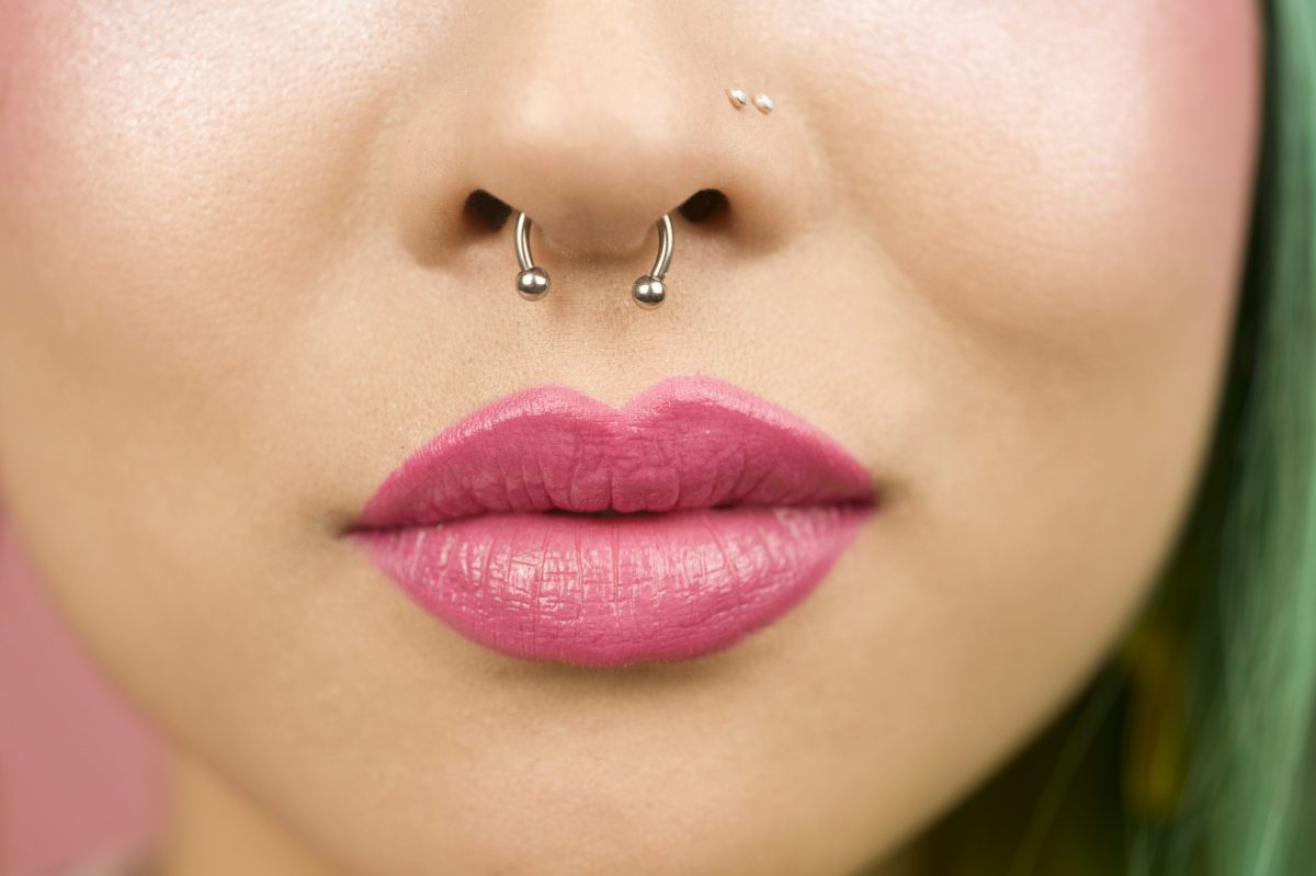 Nose ring gauge size