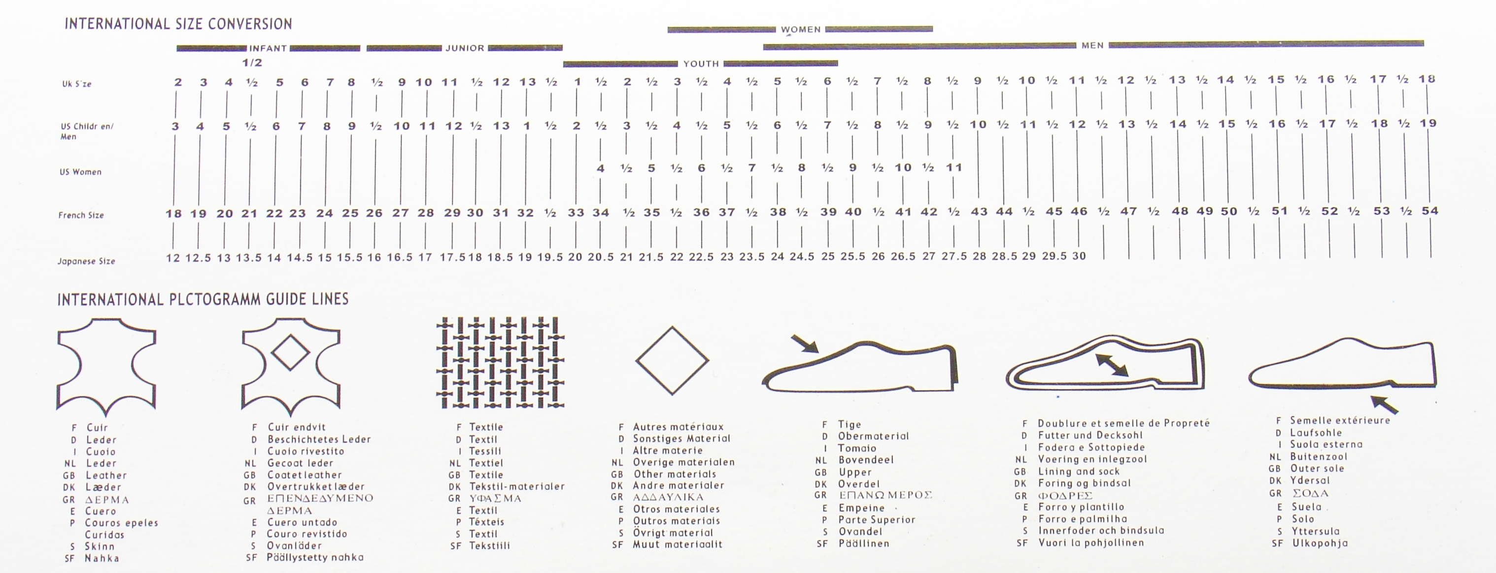 Shoe Size Chart Ph At Earl Whitman Blog