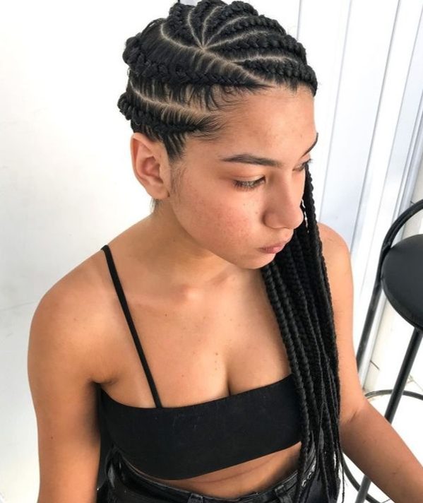 Asymmetrical Braids and Curls