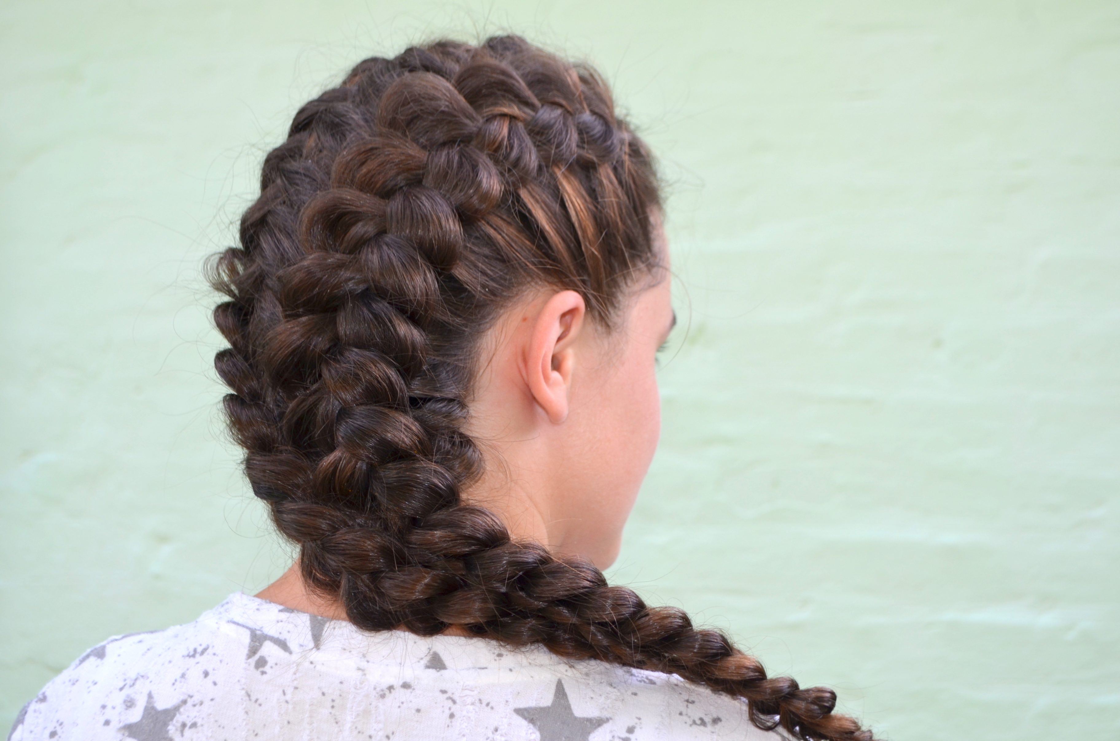 Fishtail Braids With Weave