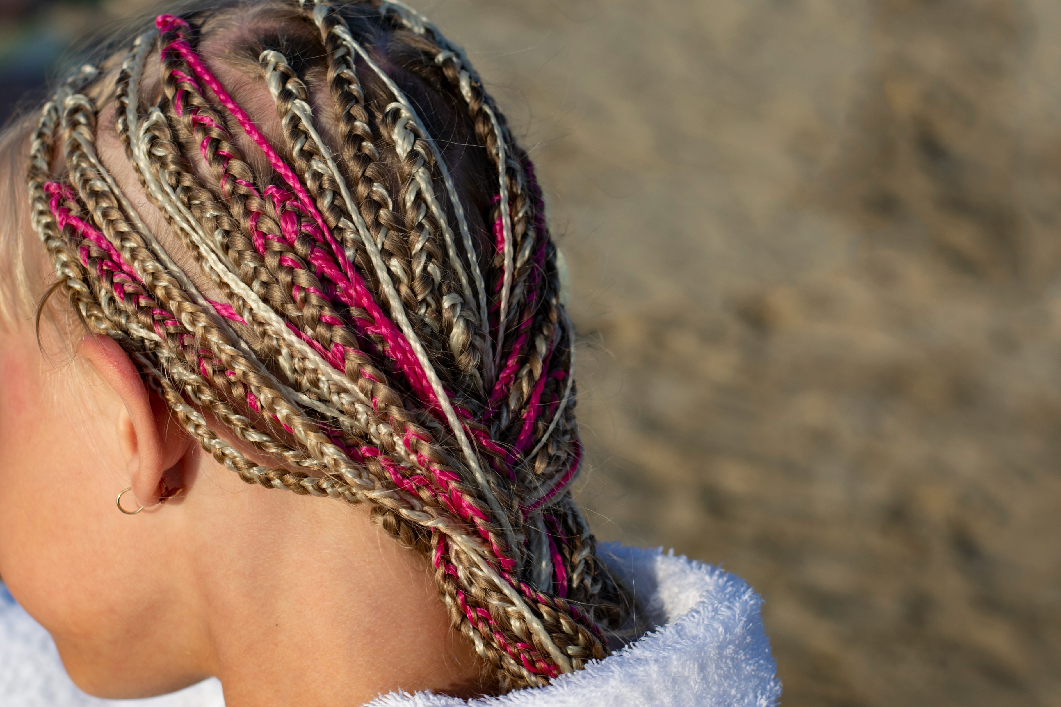 Afro Updo with Braids