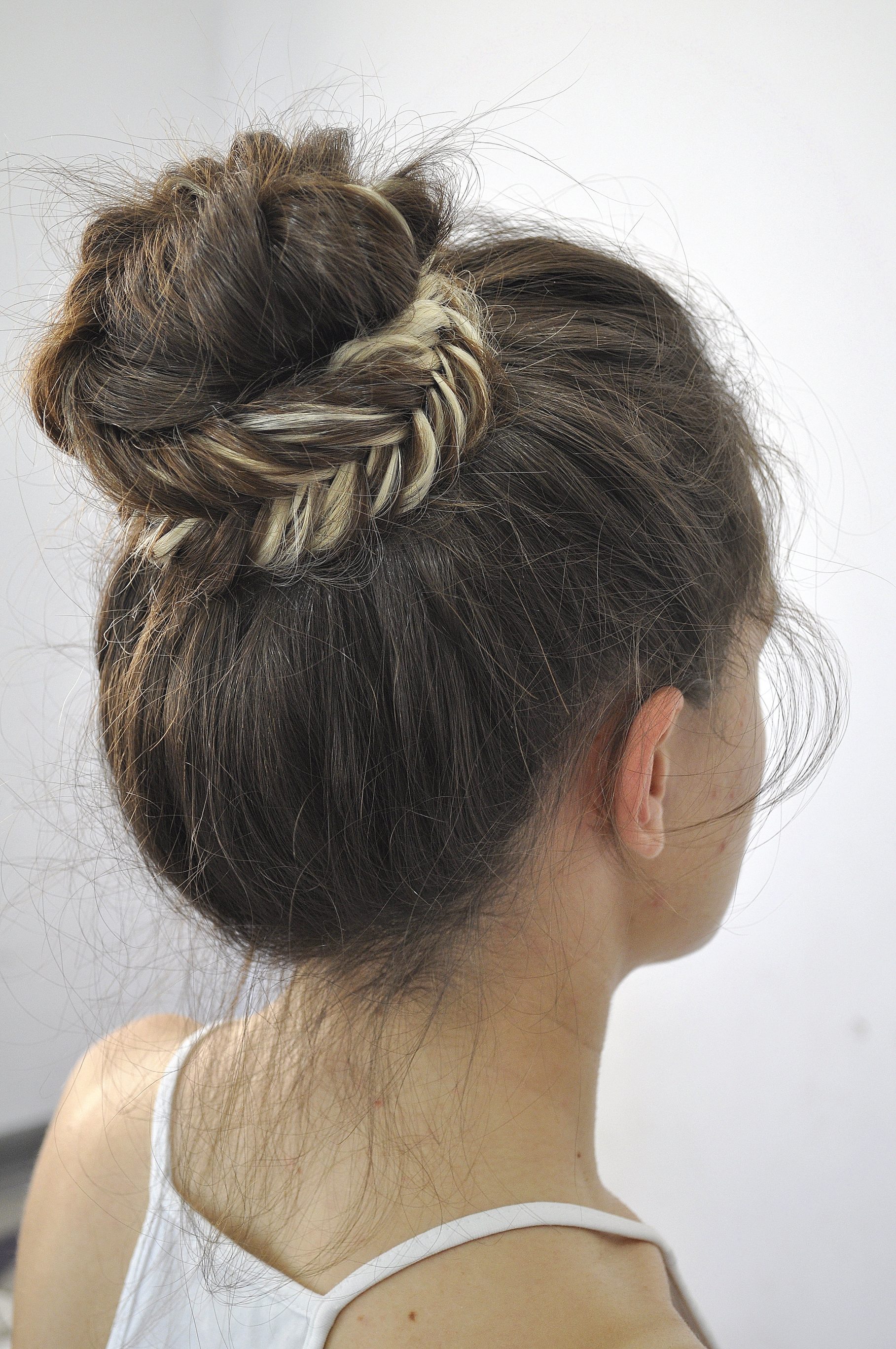 Braid with Loose Bun