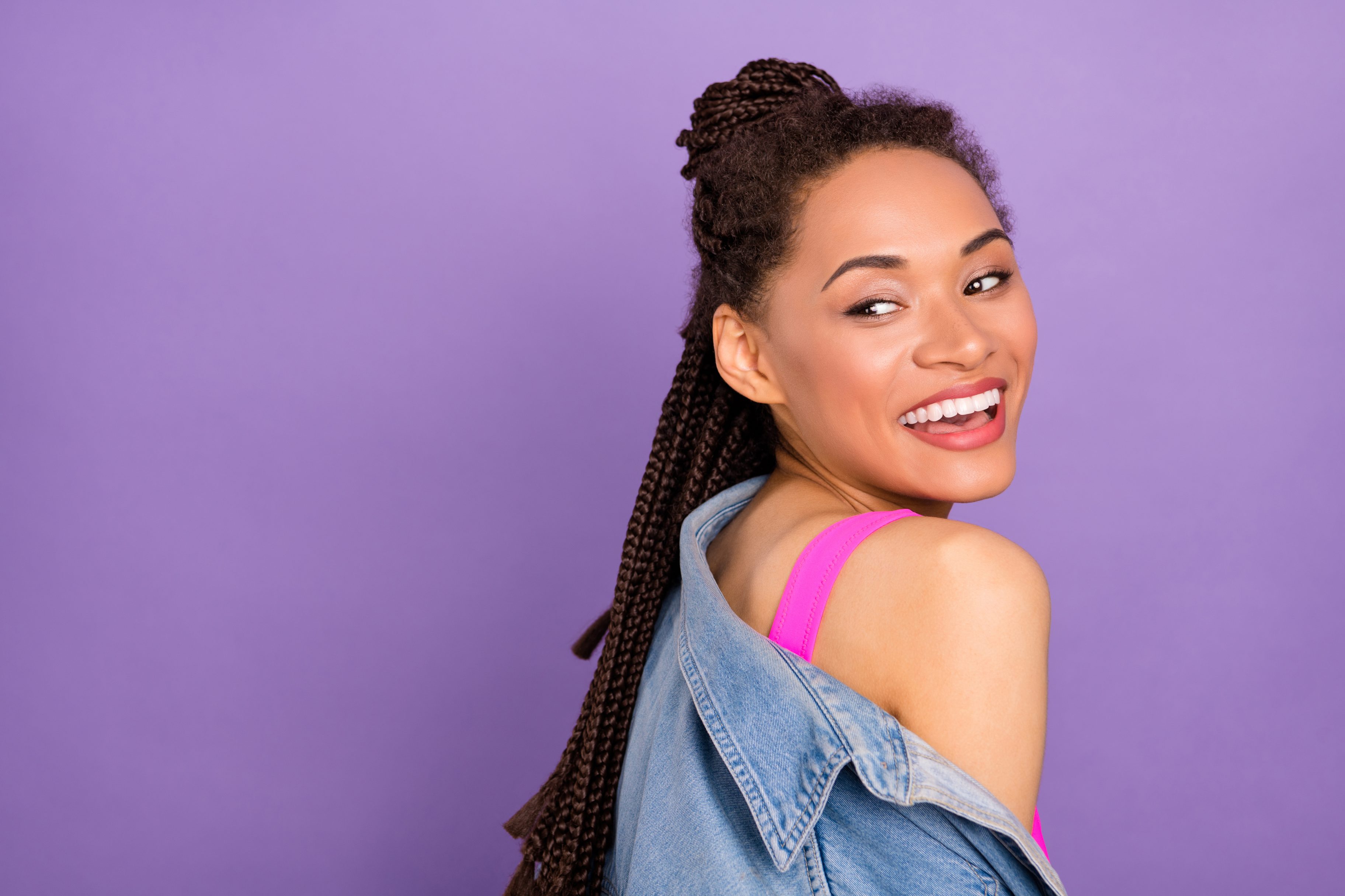 Braids with Space Buns