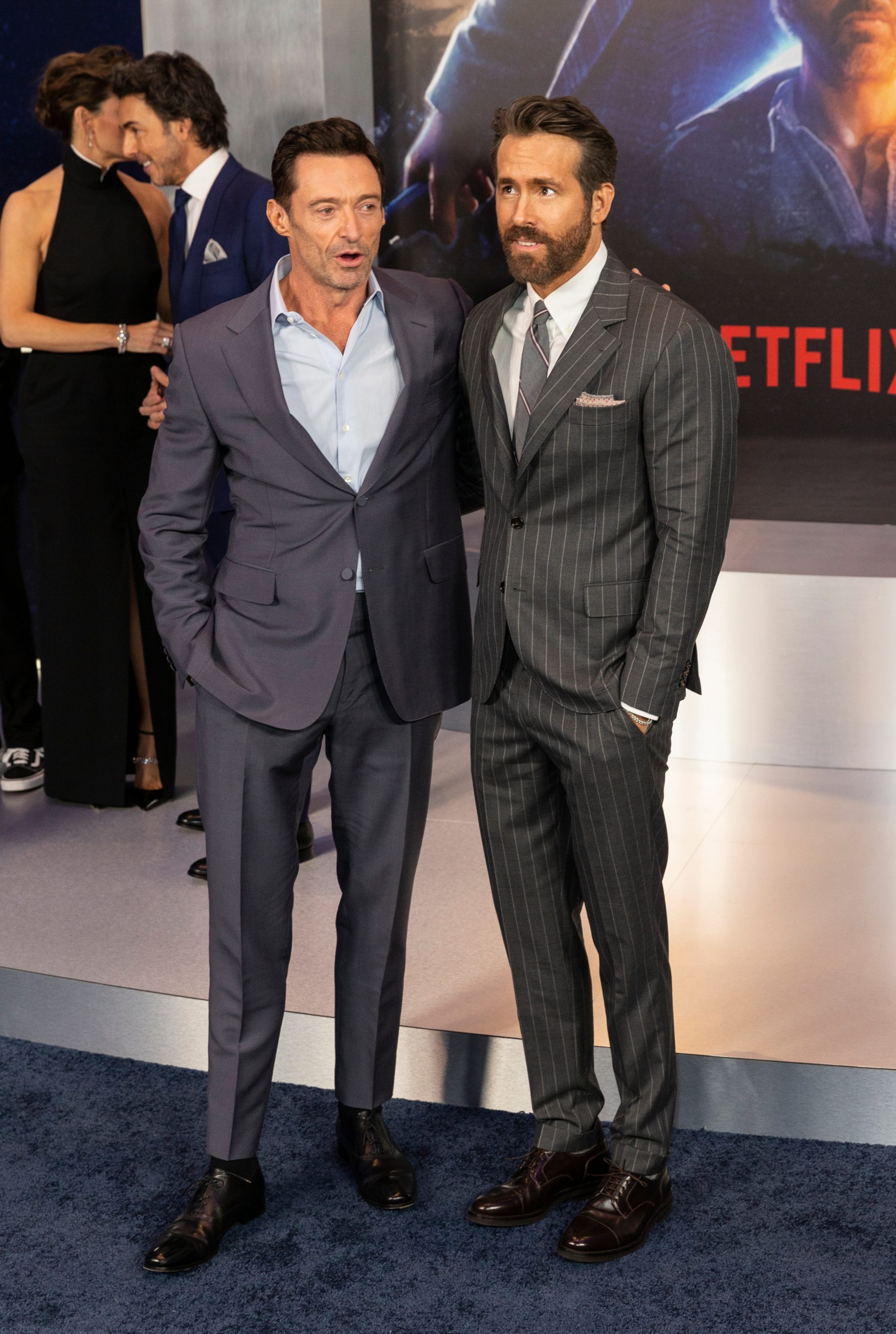 Hugh Jackman and Ryan Reynolds at Alice Tully Hall New York 2022