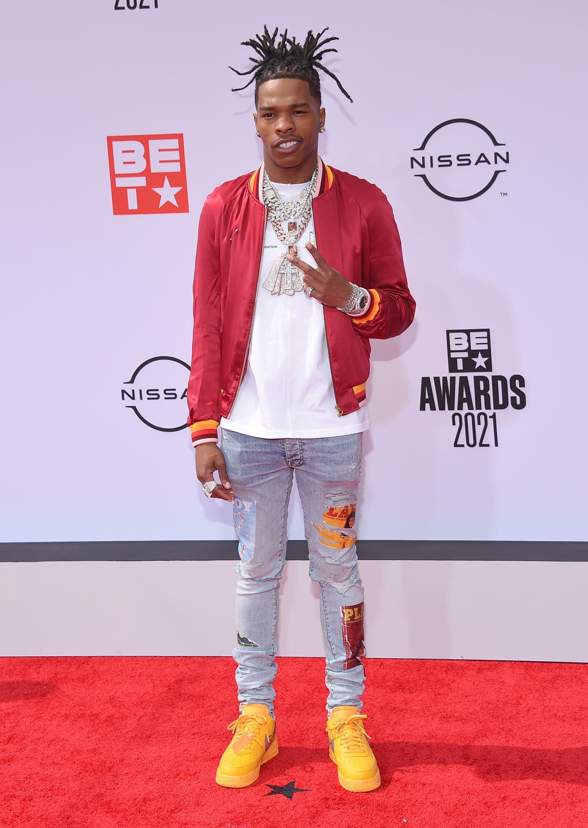 Lil Baby at BET Awards Los Angeles 2021