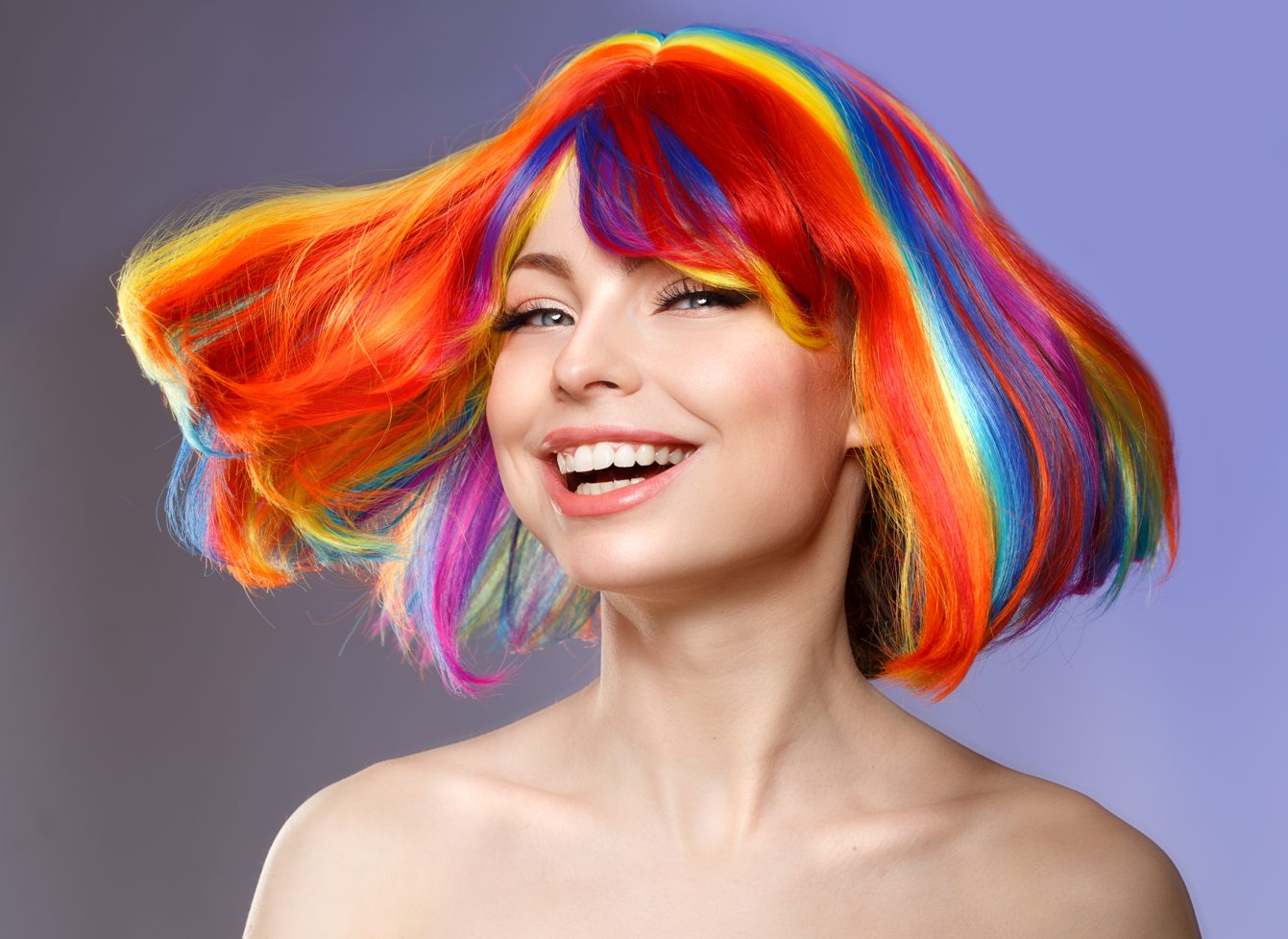 Rainbow Hair Color Trends - wide 4