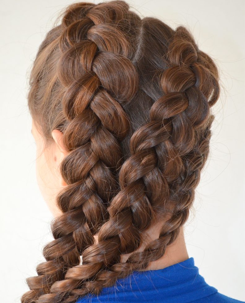 Triple French Braids