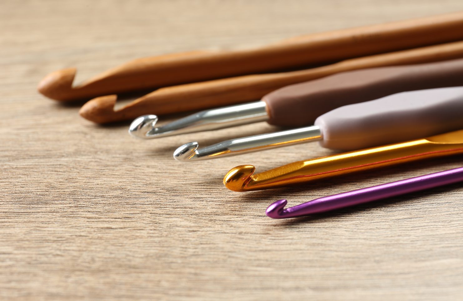 Types and Materials of Crochet Hooks