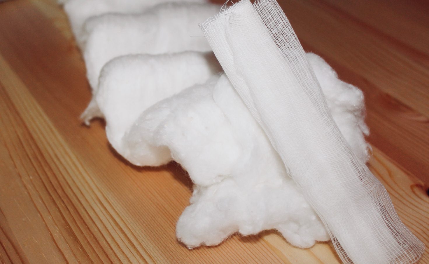 Use Cotton Wool or Fabric