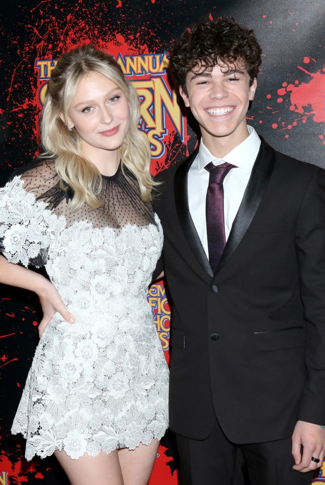 lyvia Alyn Lind, Zackary Arthur at the 46th Annual Saturn Awards at the Marriott Convention Center on October 26, 2021 in Burbank, CA