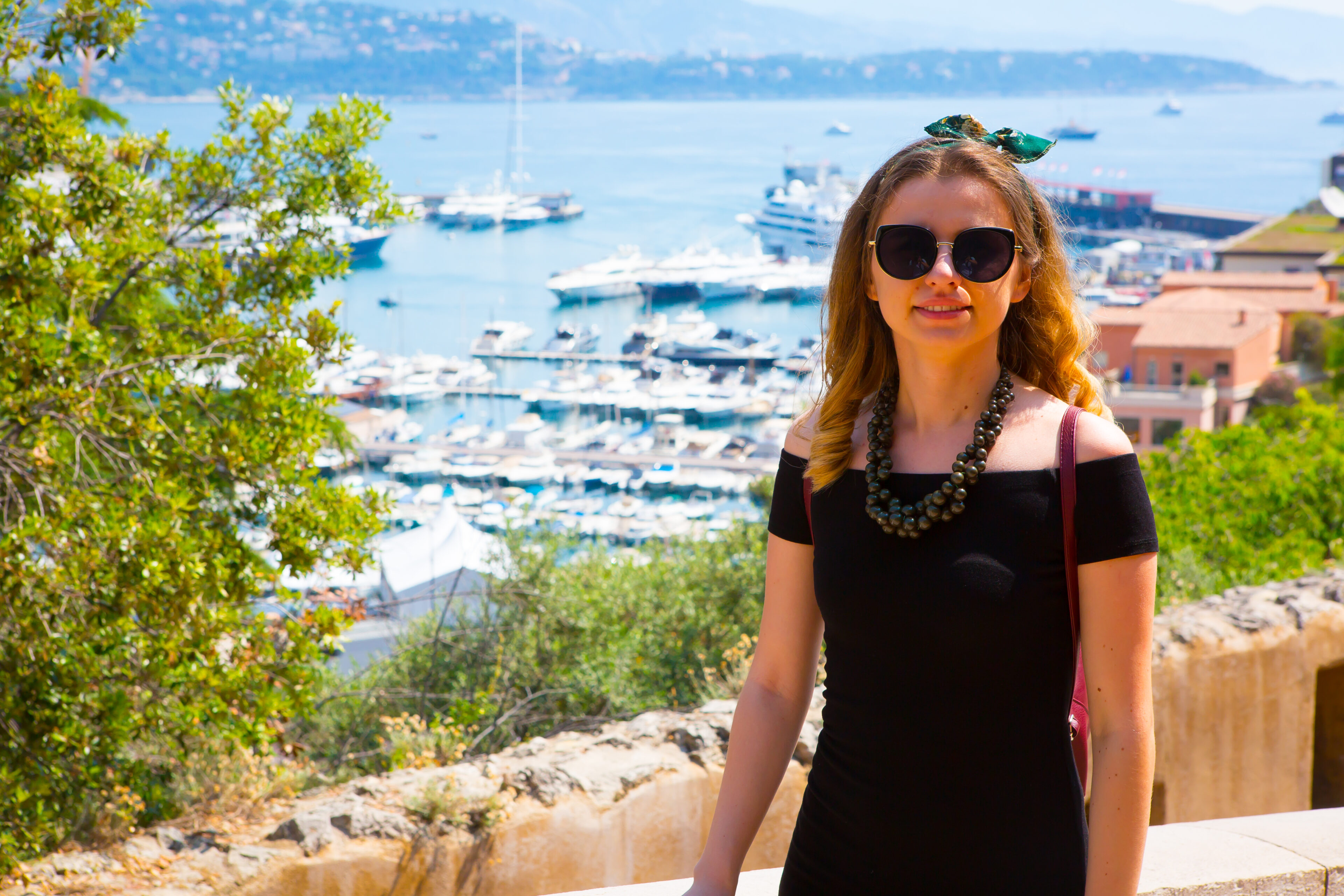 Black Dress And Sunglasses