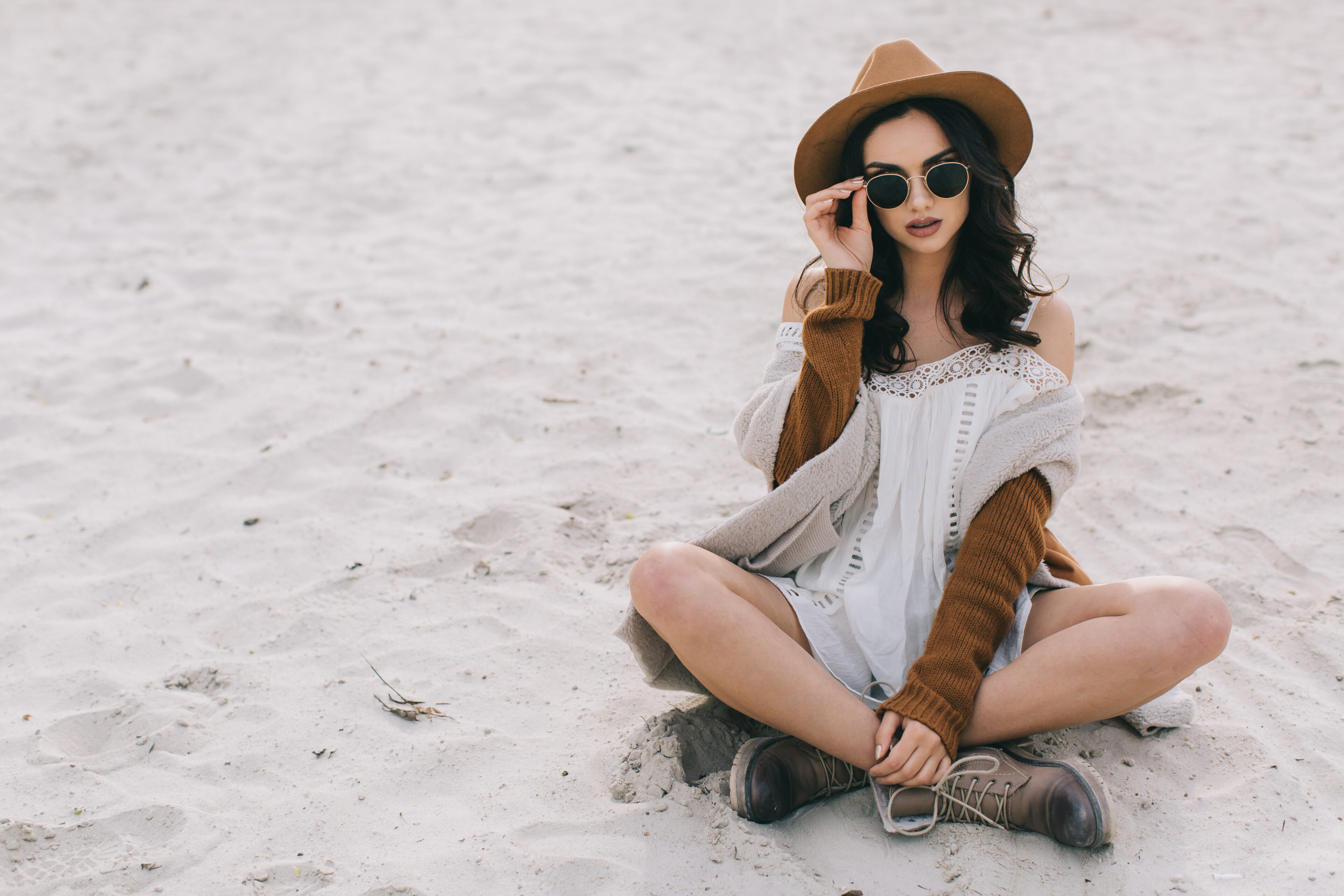 Boho Dress And Boots