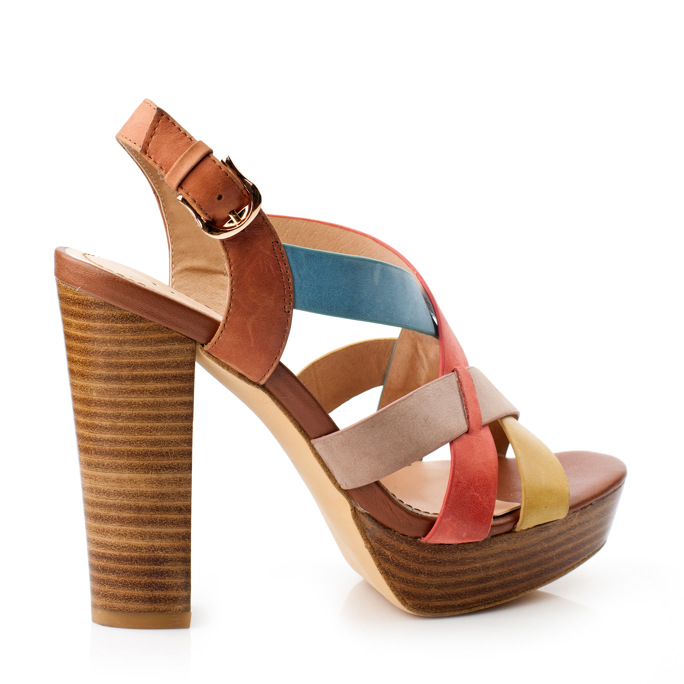 Multicolor High-heel Women 