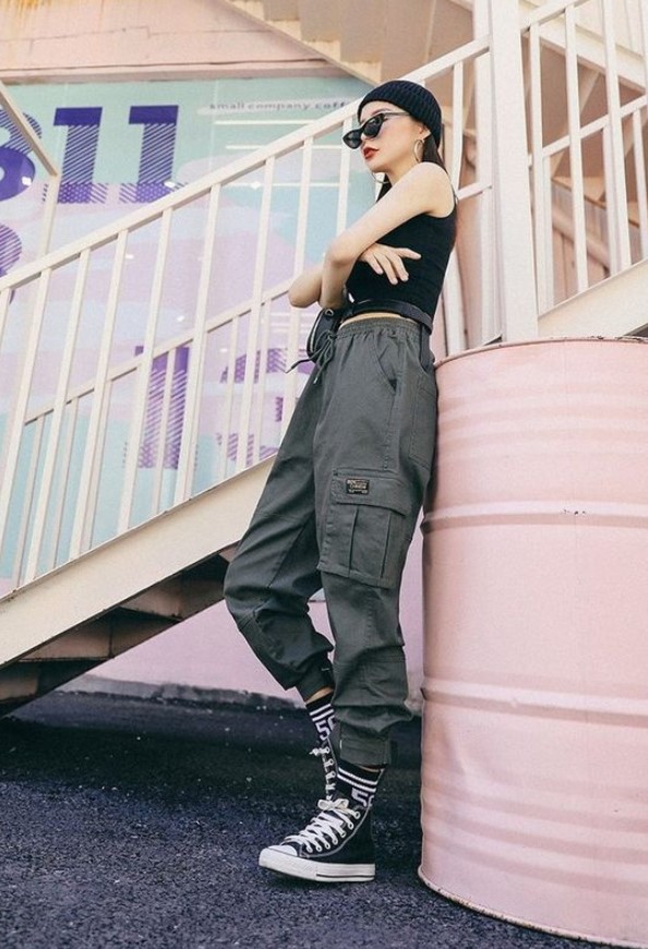 Shop the Attico Cargo Pants Everyone's Wearing During Fashion Month