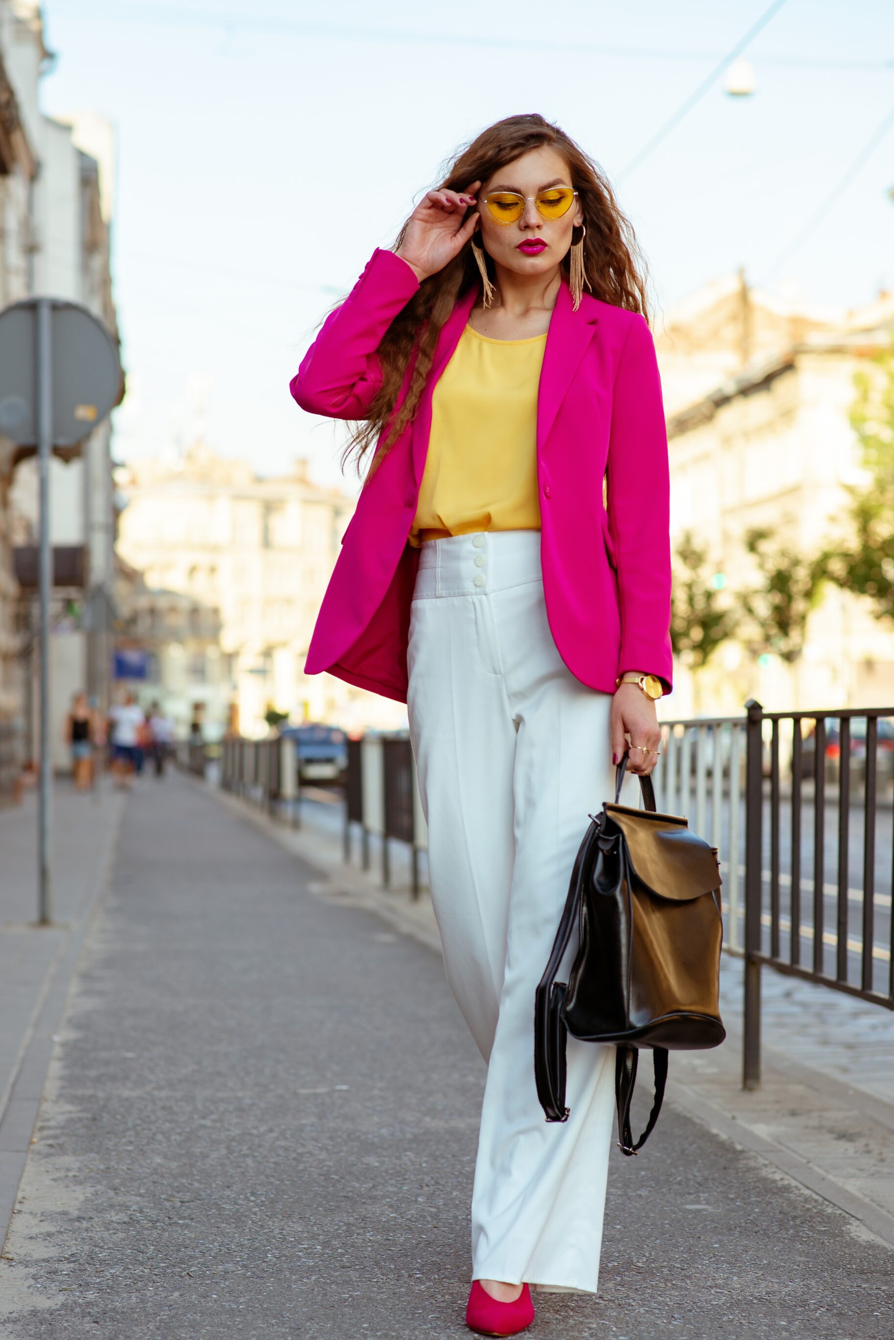 Blouse, Trousers, And Blazer