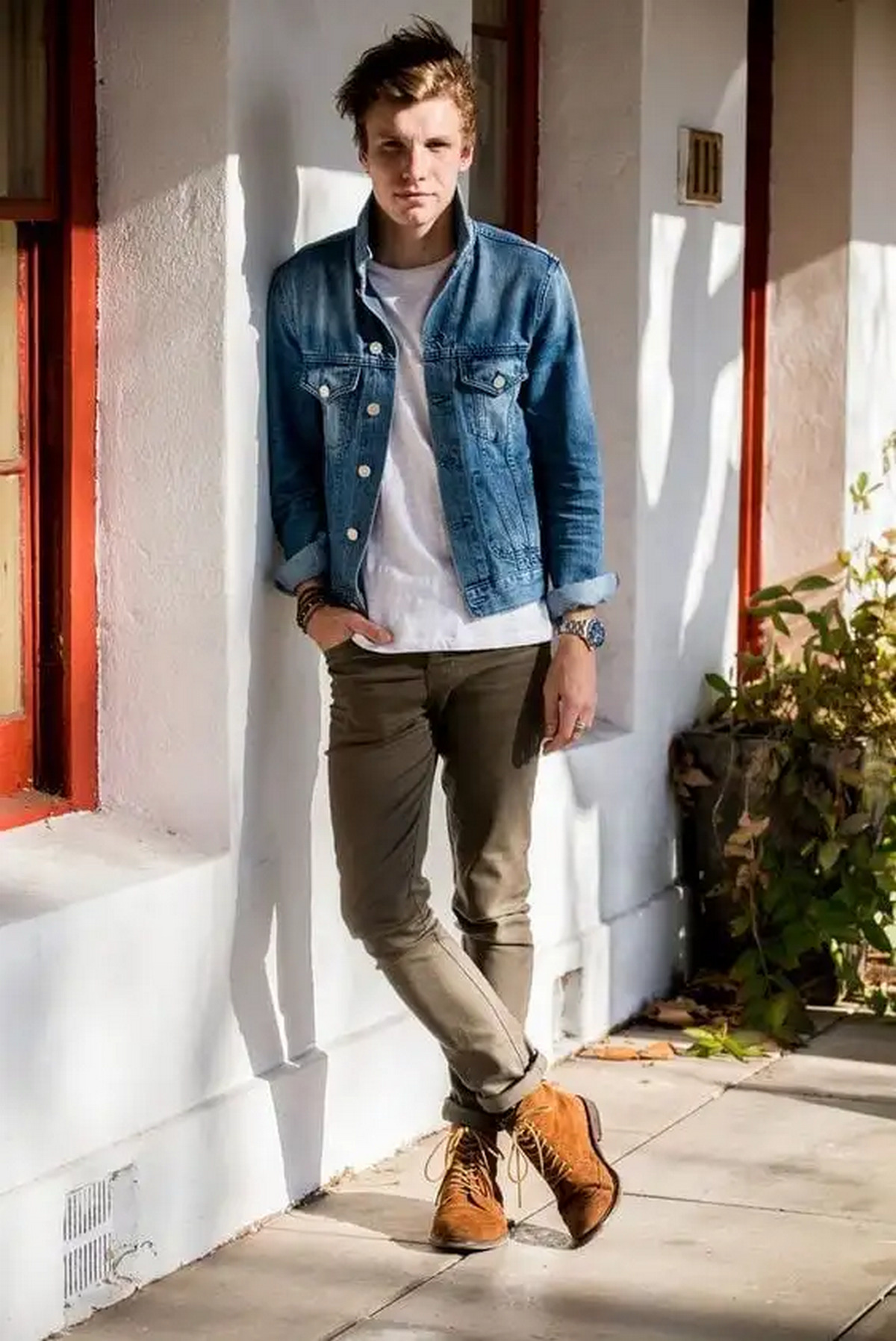 What to Wear with Denim Jacket: 38 Men Outfit Ideas - Hood MWR