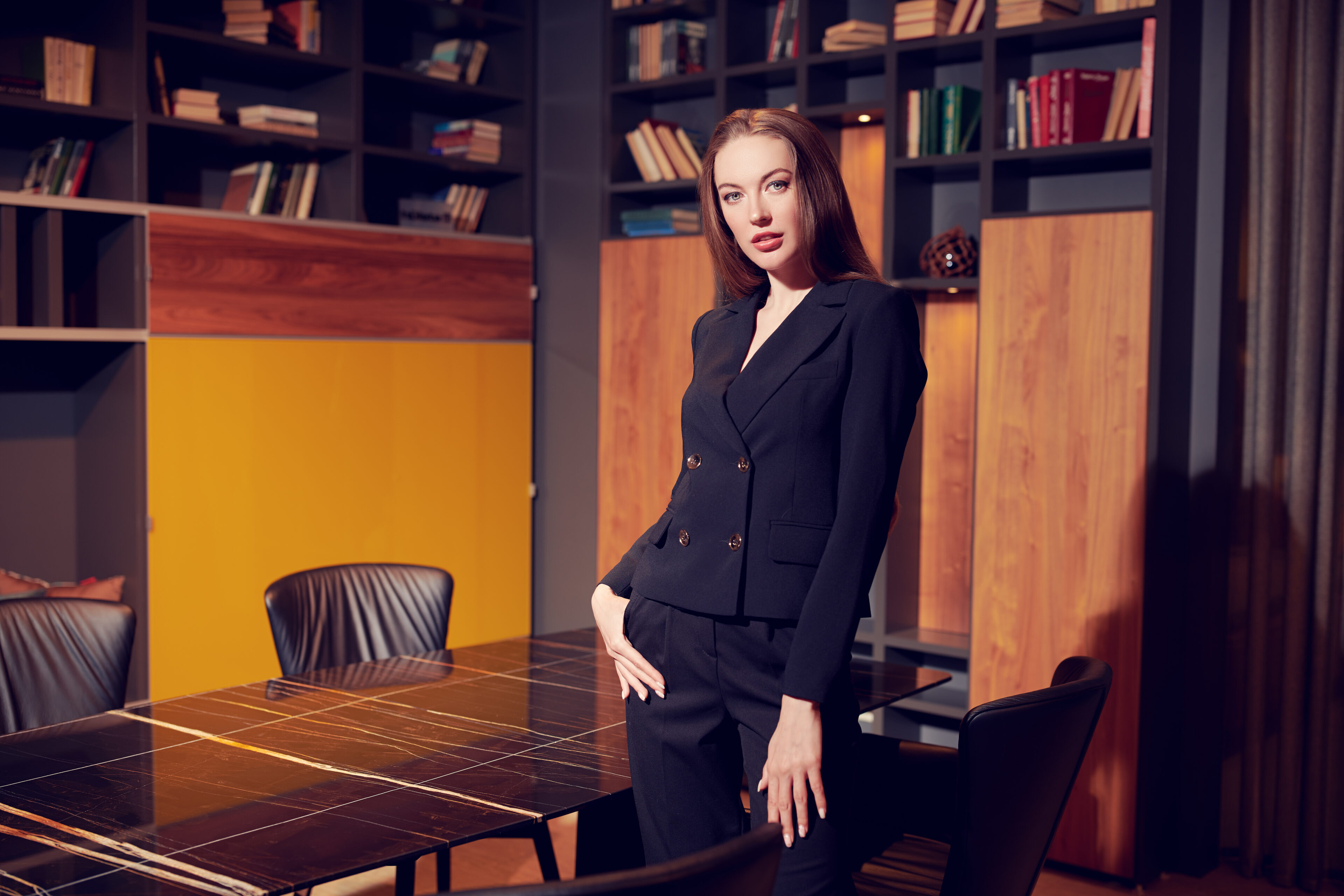 Black Pants Suit
