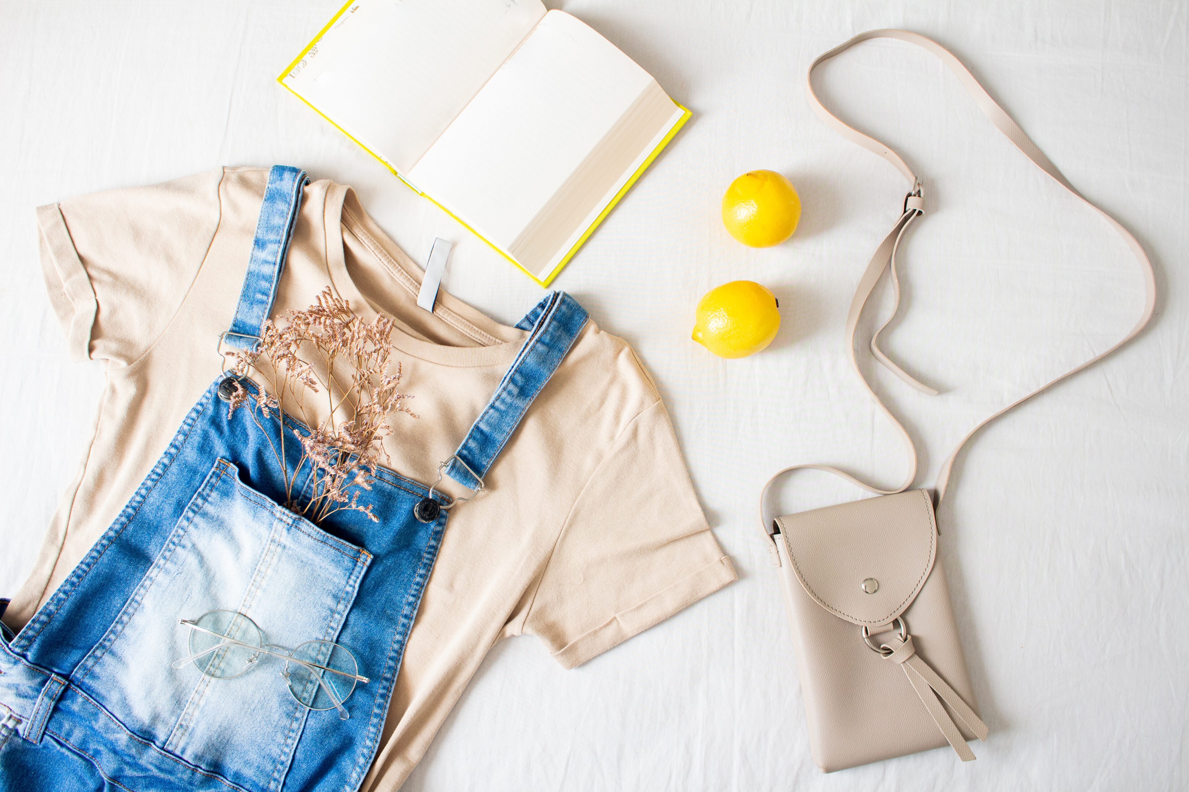 Overalls and T-shirts