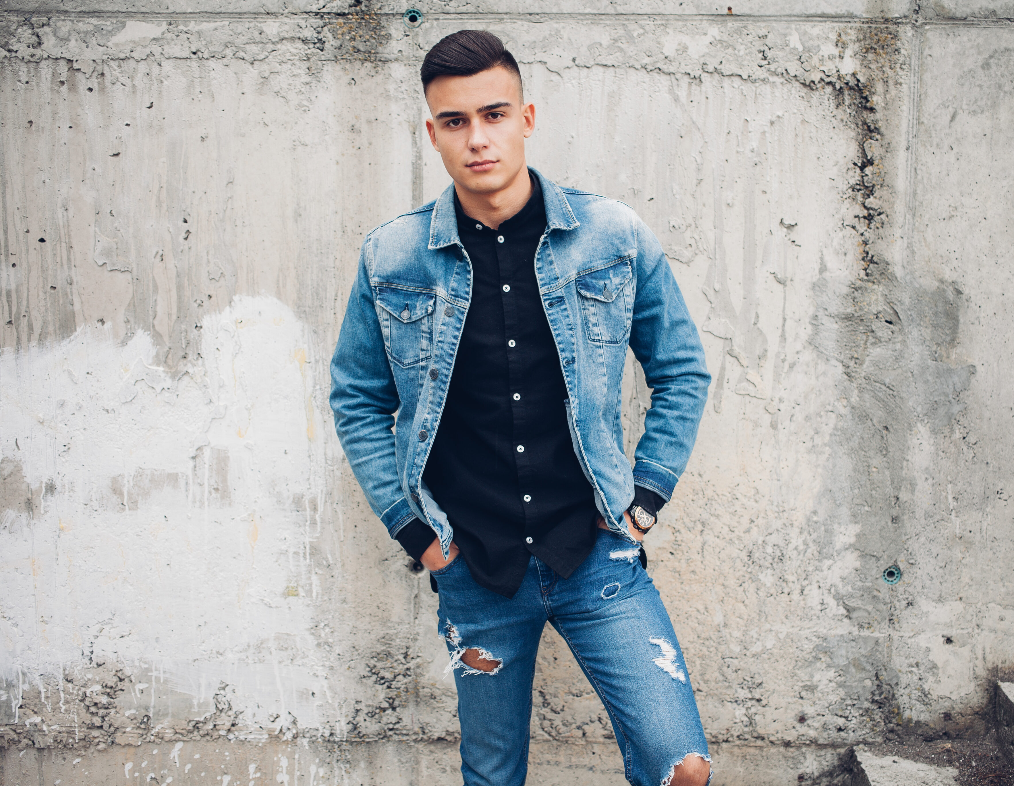 What to Wear with Denim Jacket: 38 Men Outfit Ideas - Hood MWR