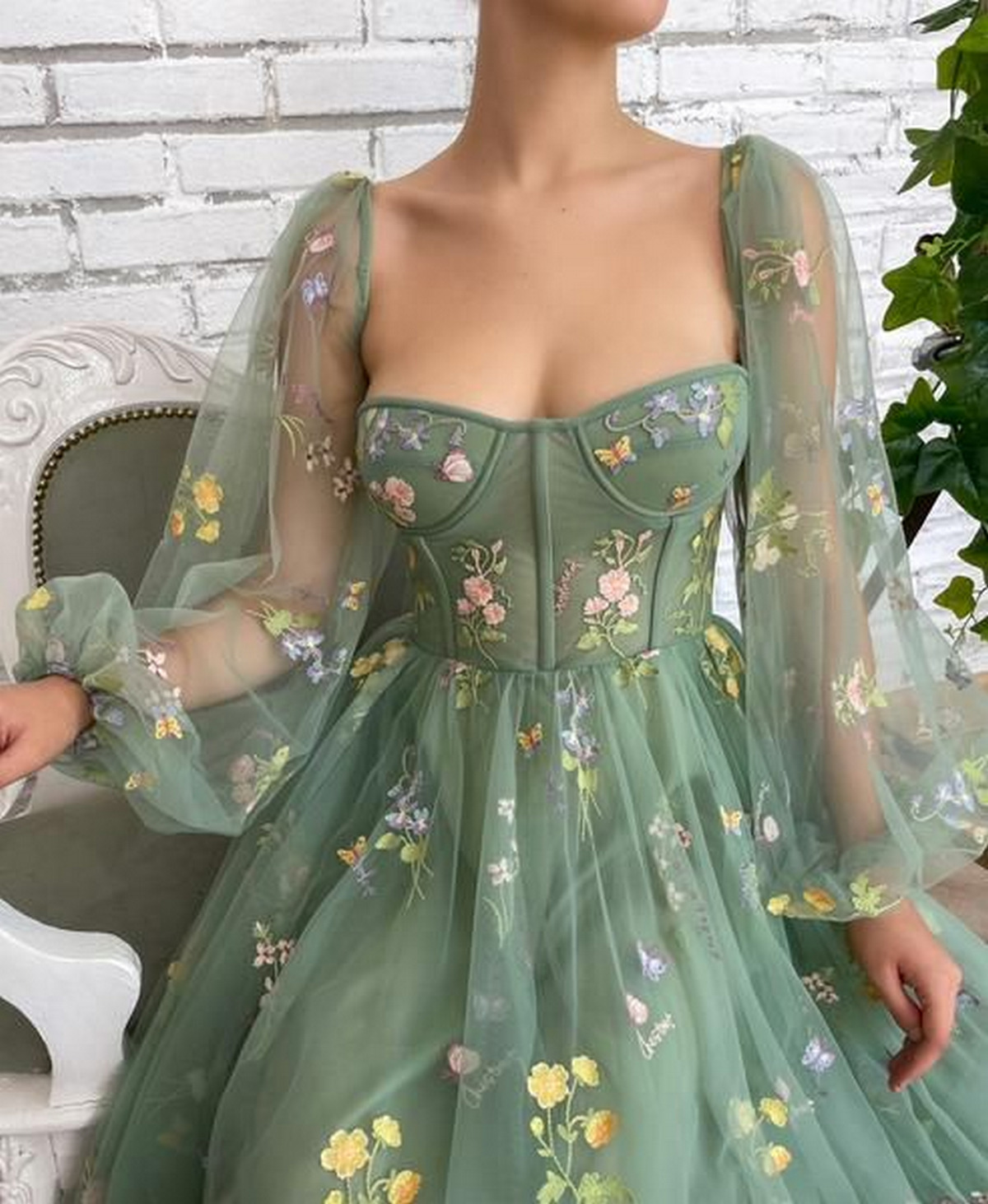 Flourishing Meadow Corset Dress
