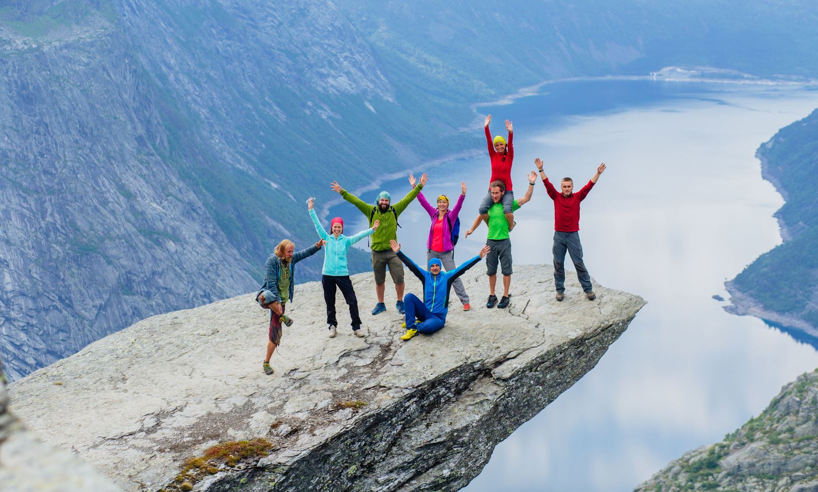 Norwegian young people are really tall and active