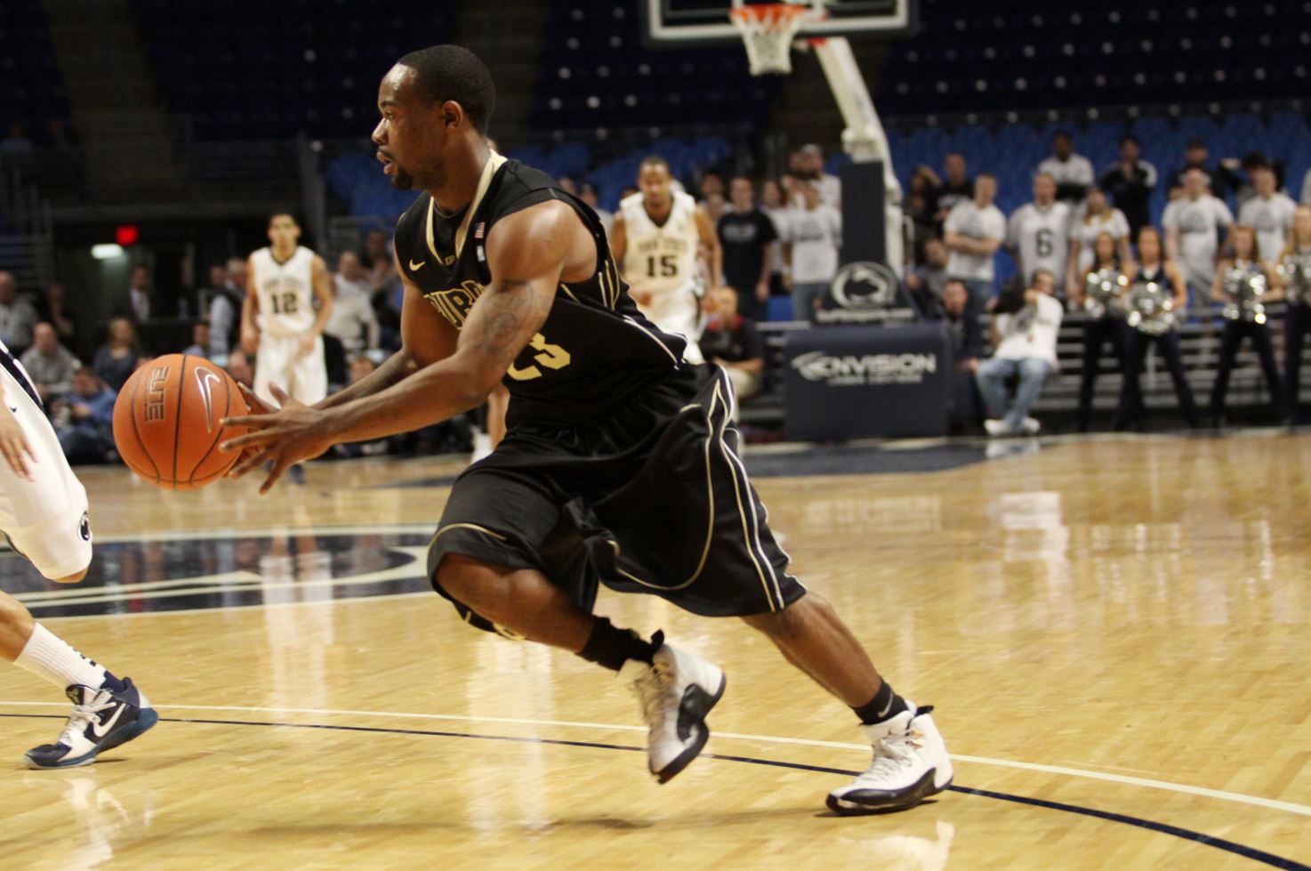 Point guard Lewis Jackson at the Byrce Jordan Center.