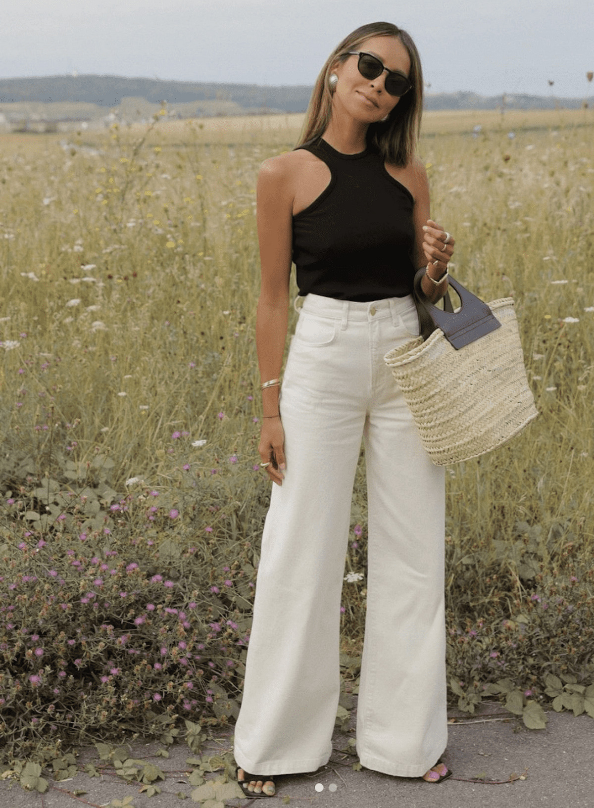 How to Style White Pants for Work - Loverly Grey