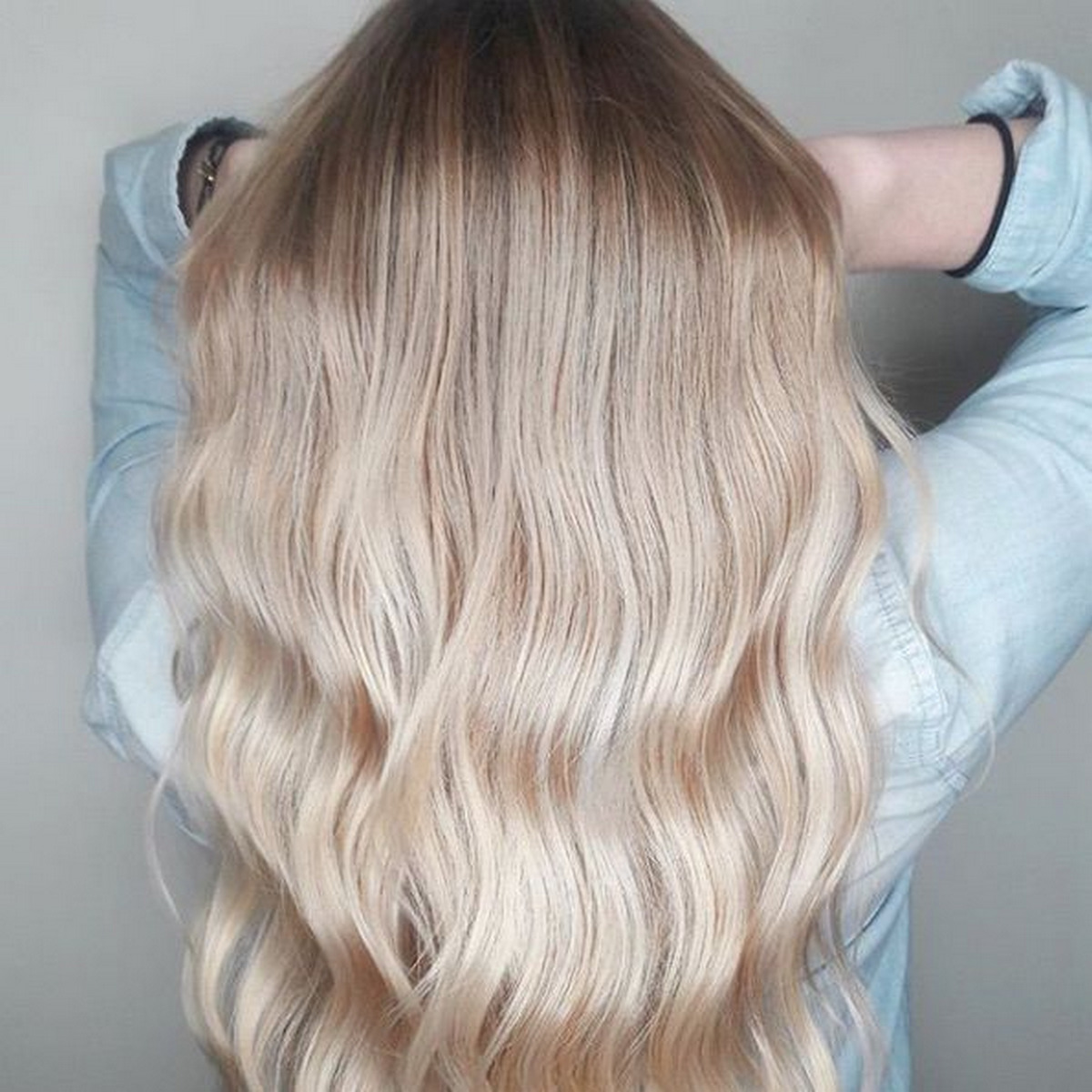 Champagne Blonde Hair Color