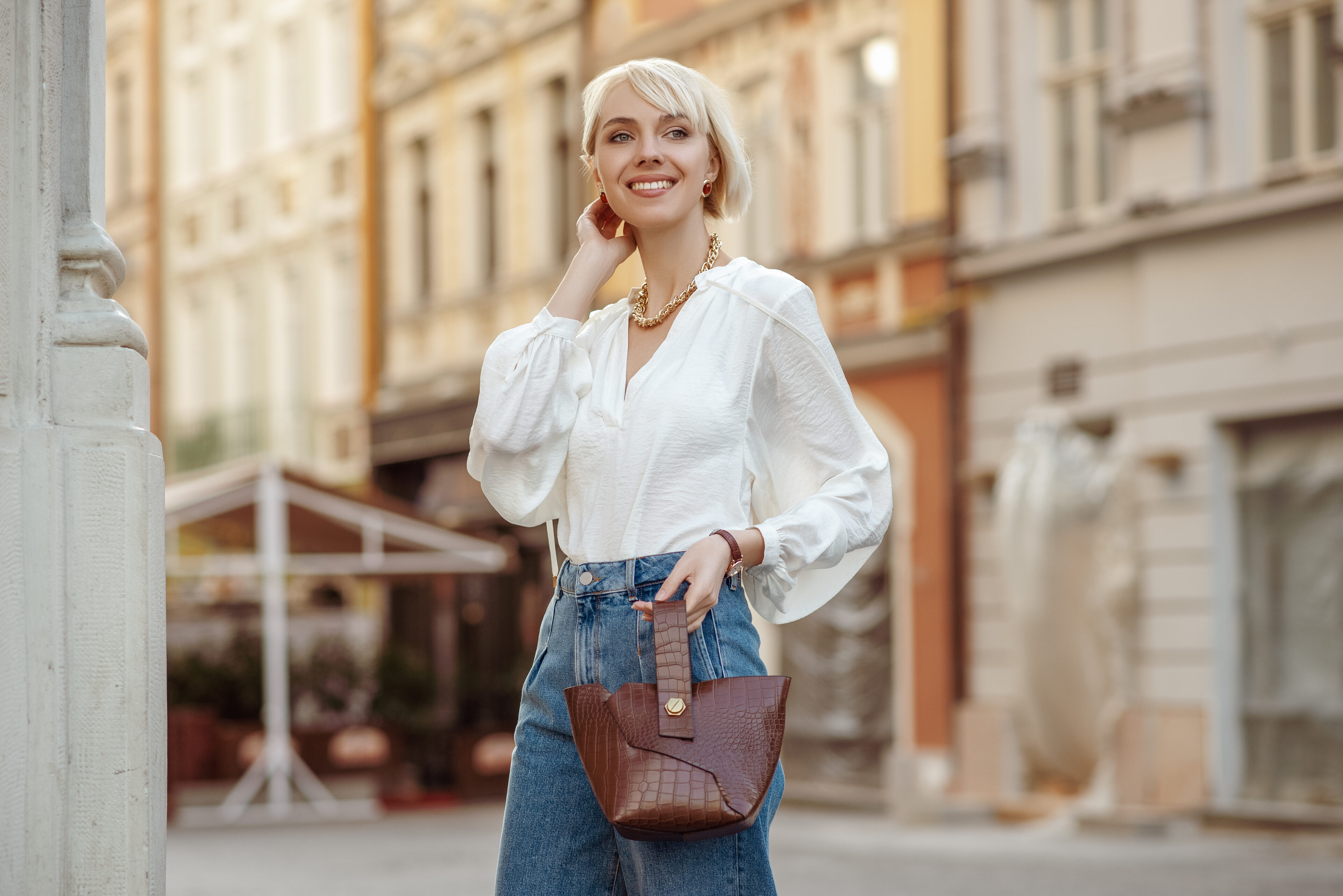 Blouse And Jeans