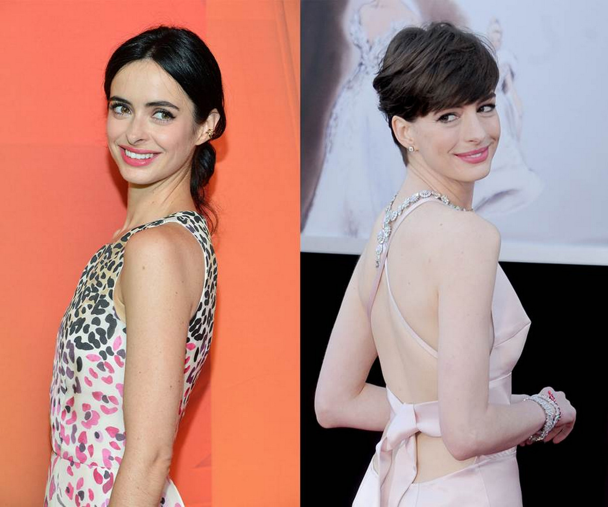 Krysten Ritter And Anne Hathaway