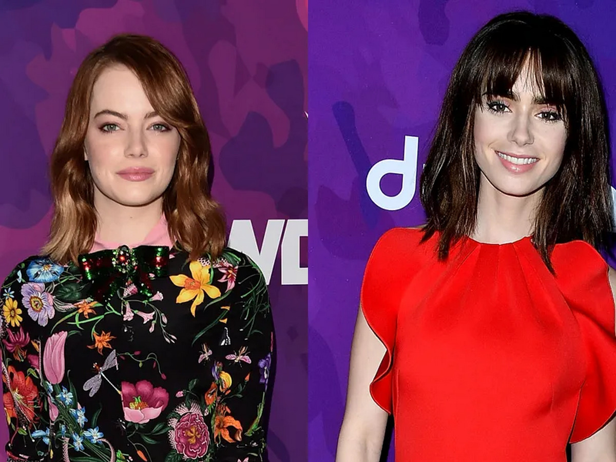 Emma Stone And Lily Collins