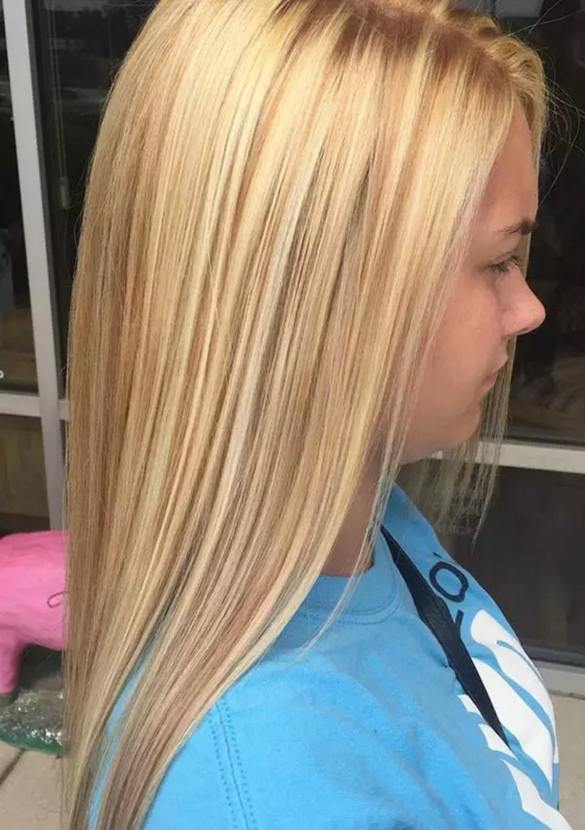 Blonde Hair with Highlights