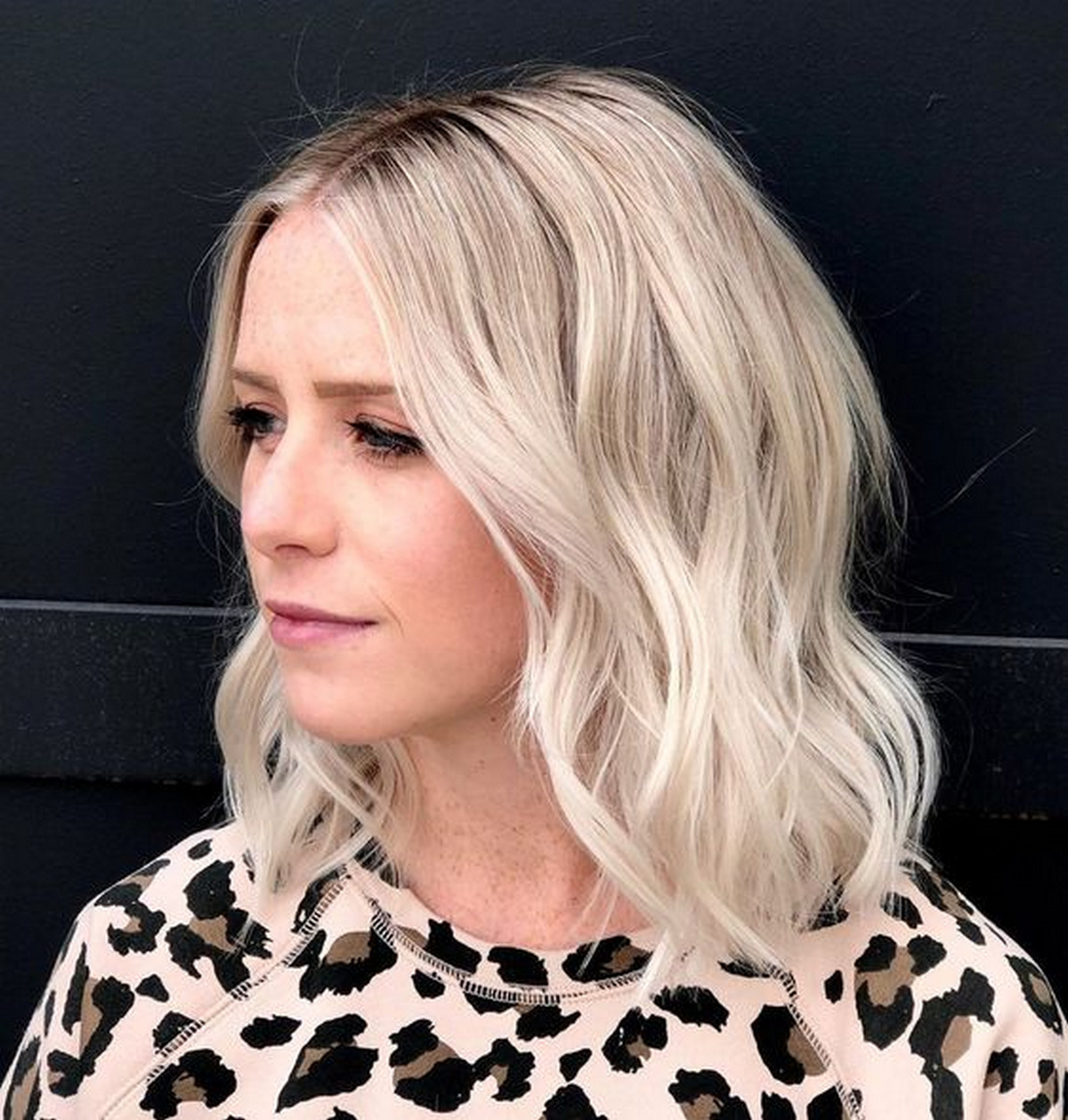 Cool Blonde Hair with Warm Roots