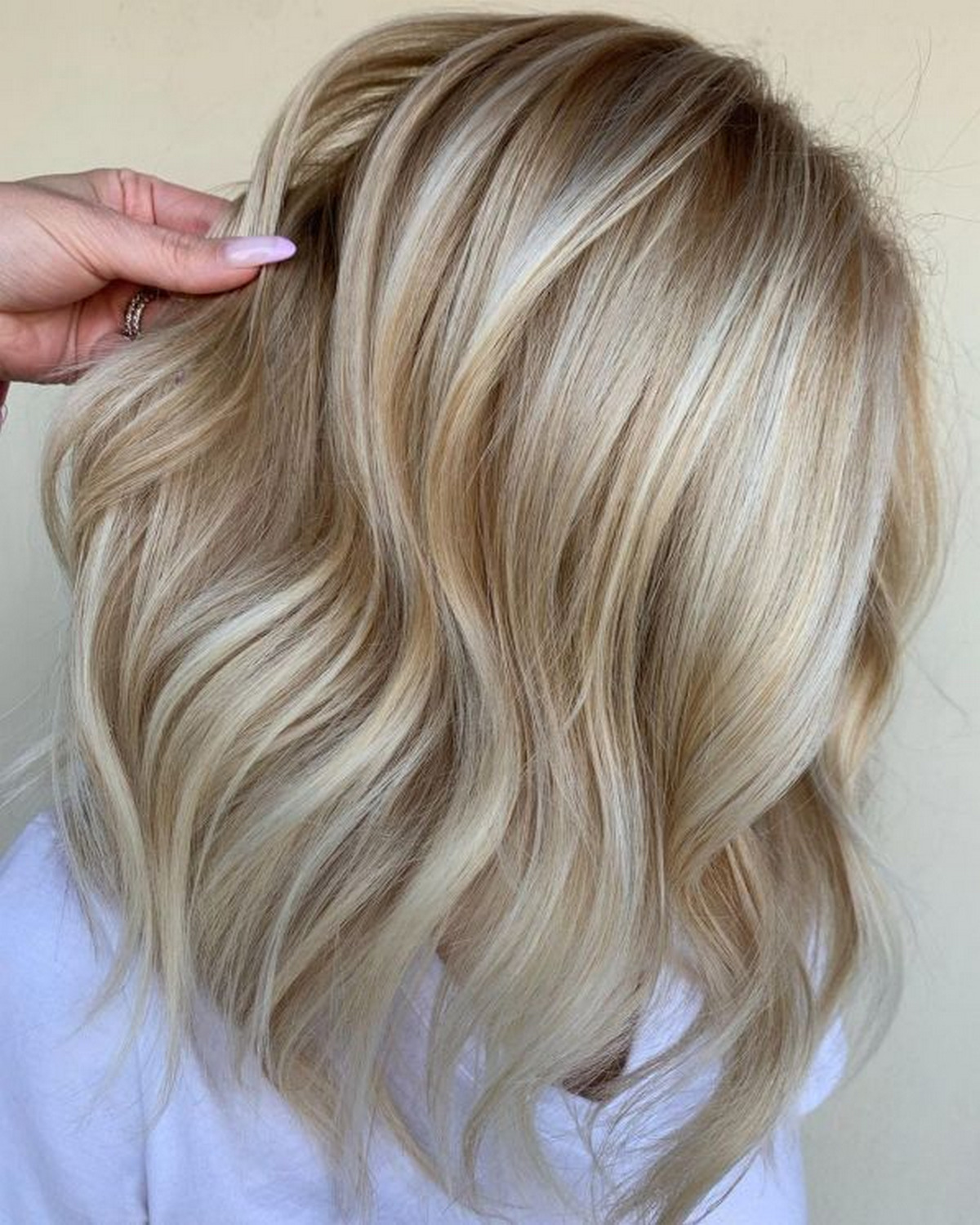 Silver and Golden Blonde Hair Color