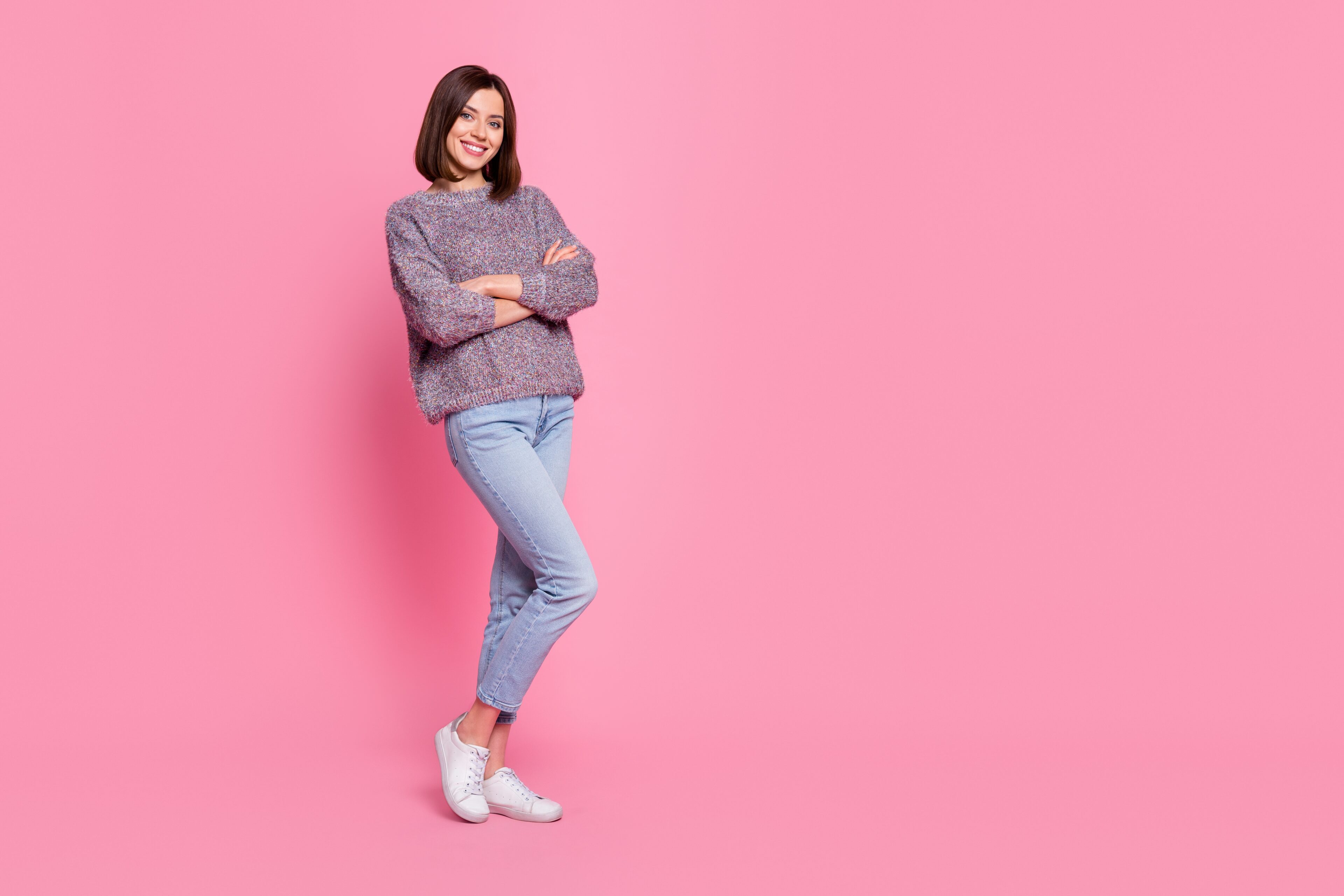 Neutral Color Over-Sized Sweater