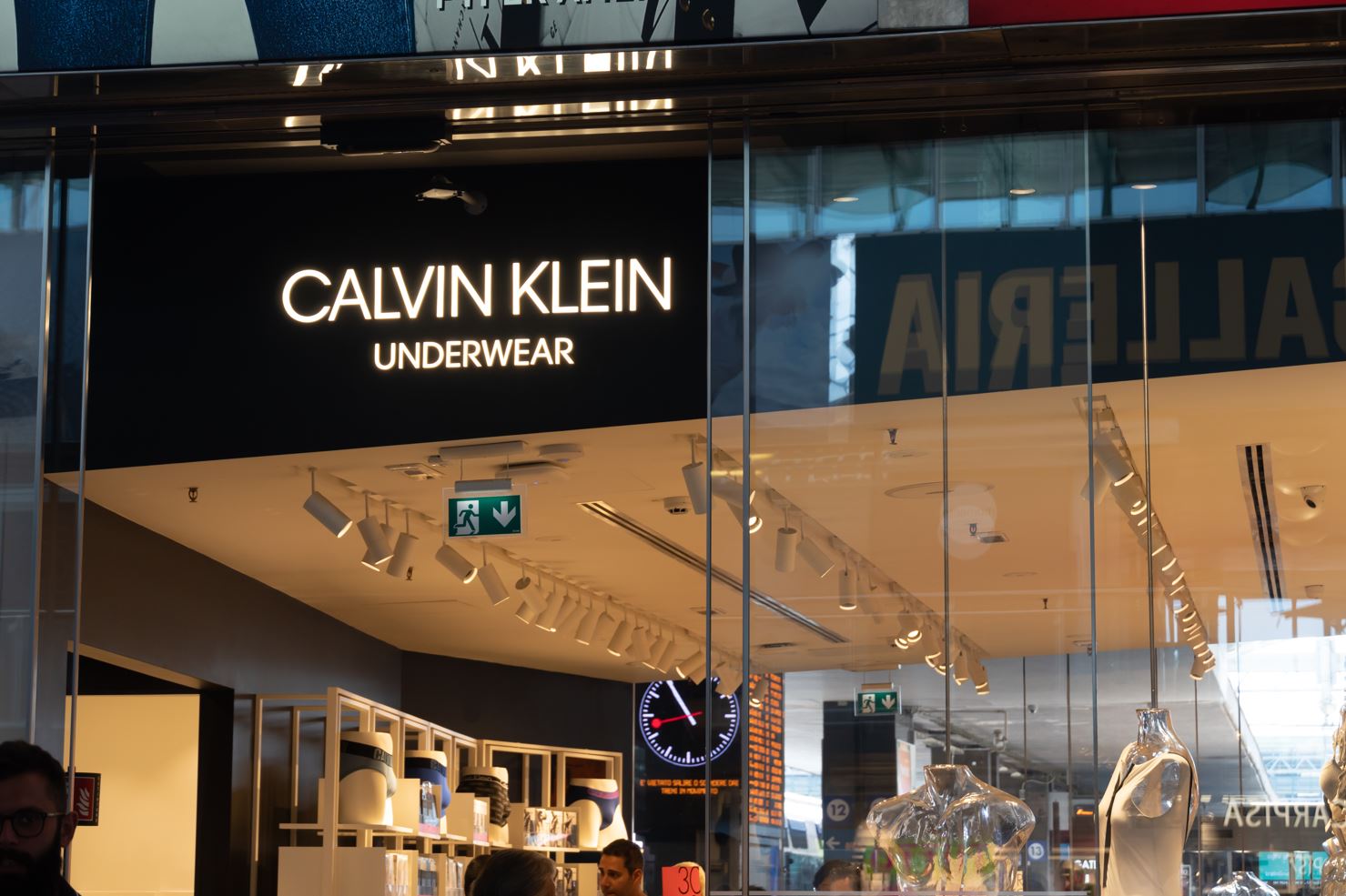 A Calvin Klein store in Rome, Italy