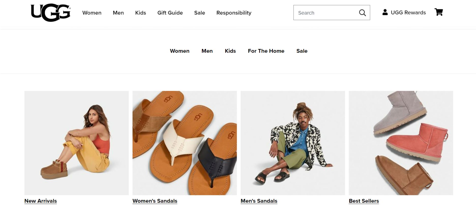 Different Ugg styles for your choice. Photo screenshotted from the Ugg’s official website