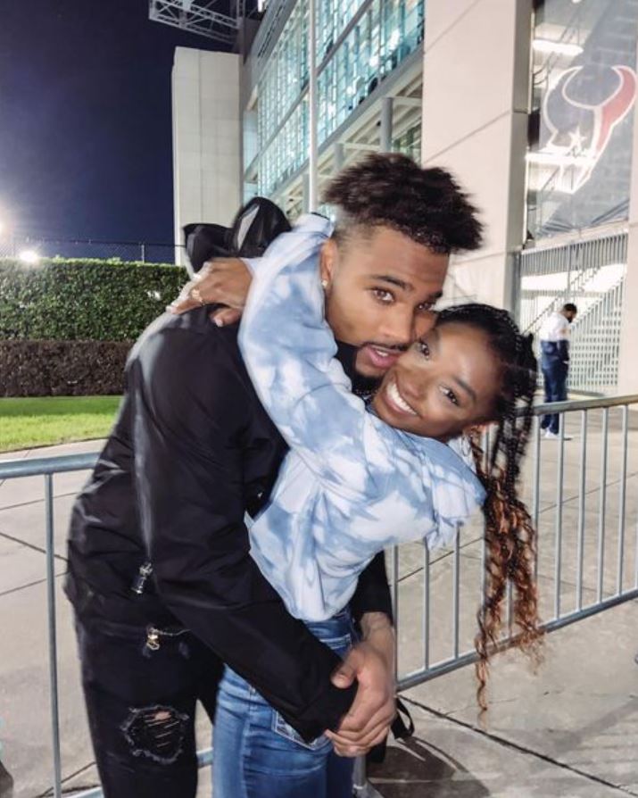 Simone Biles and her boyfriend