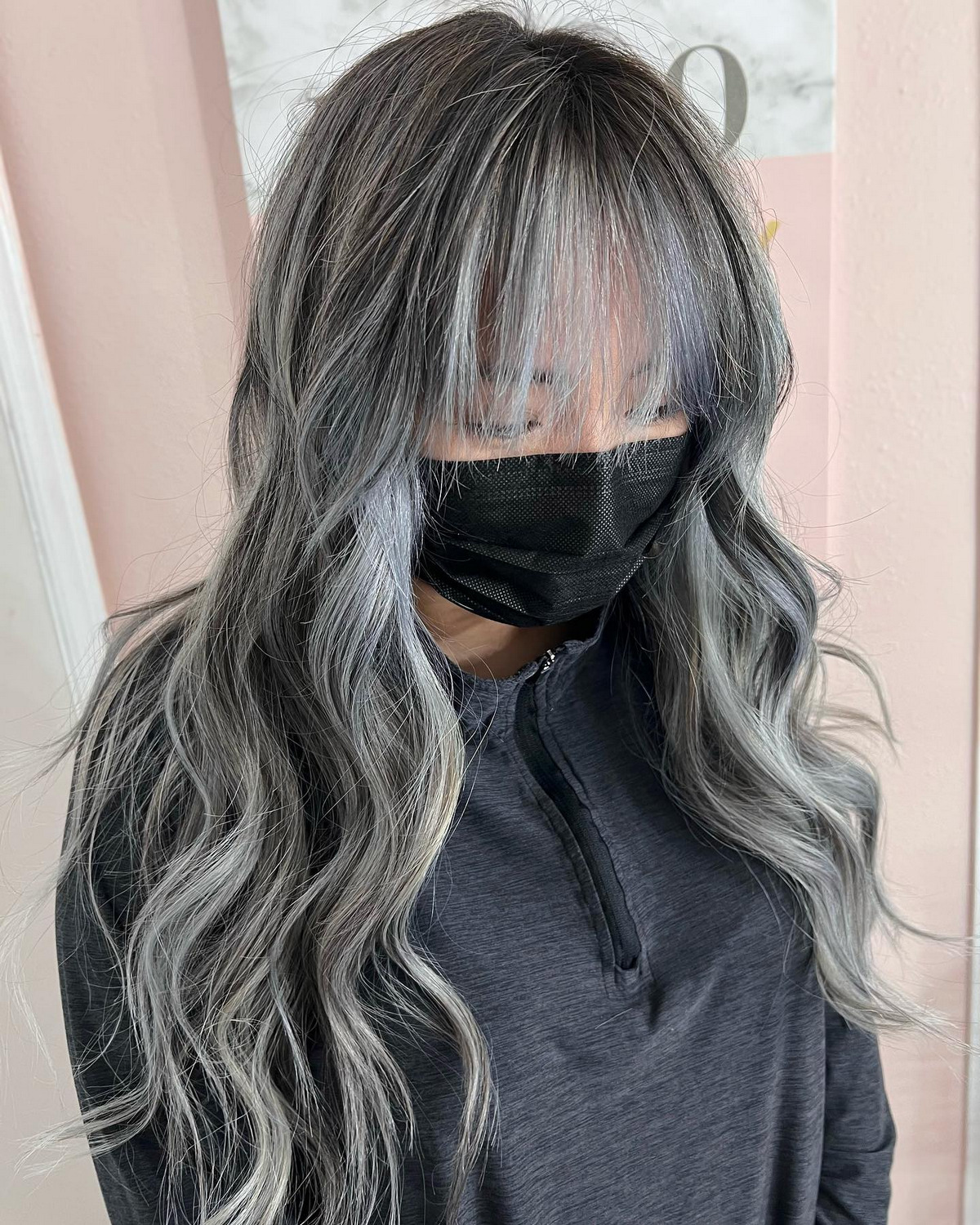 Smoky Gray Balayage