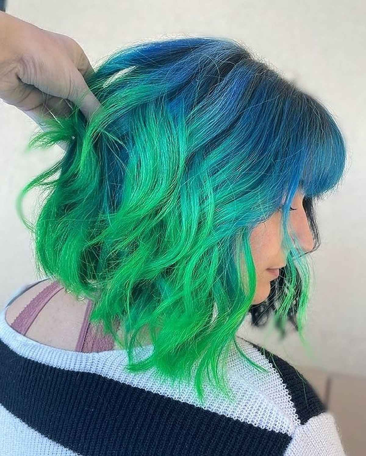 Blue and Green 