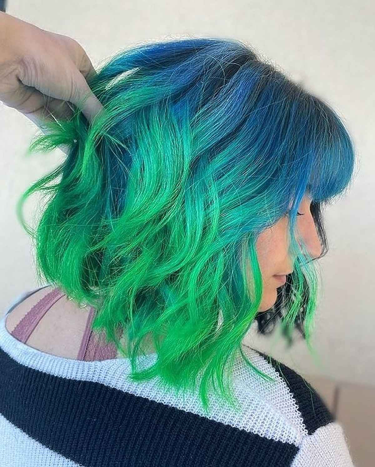 Blue and Green