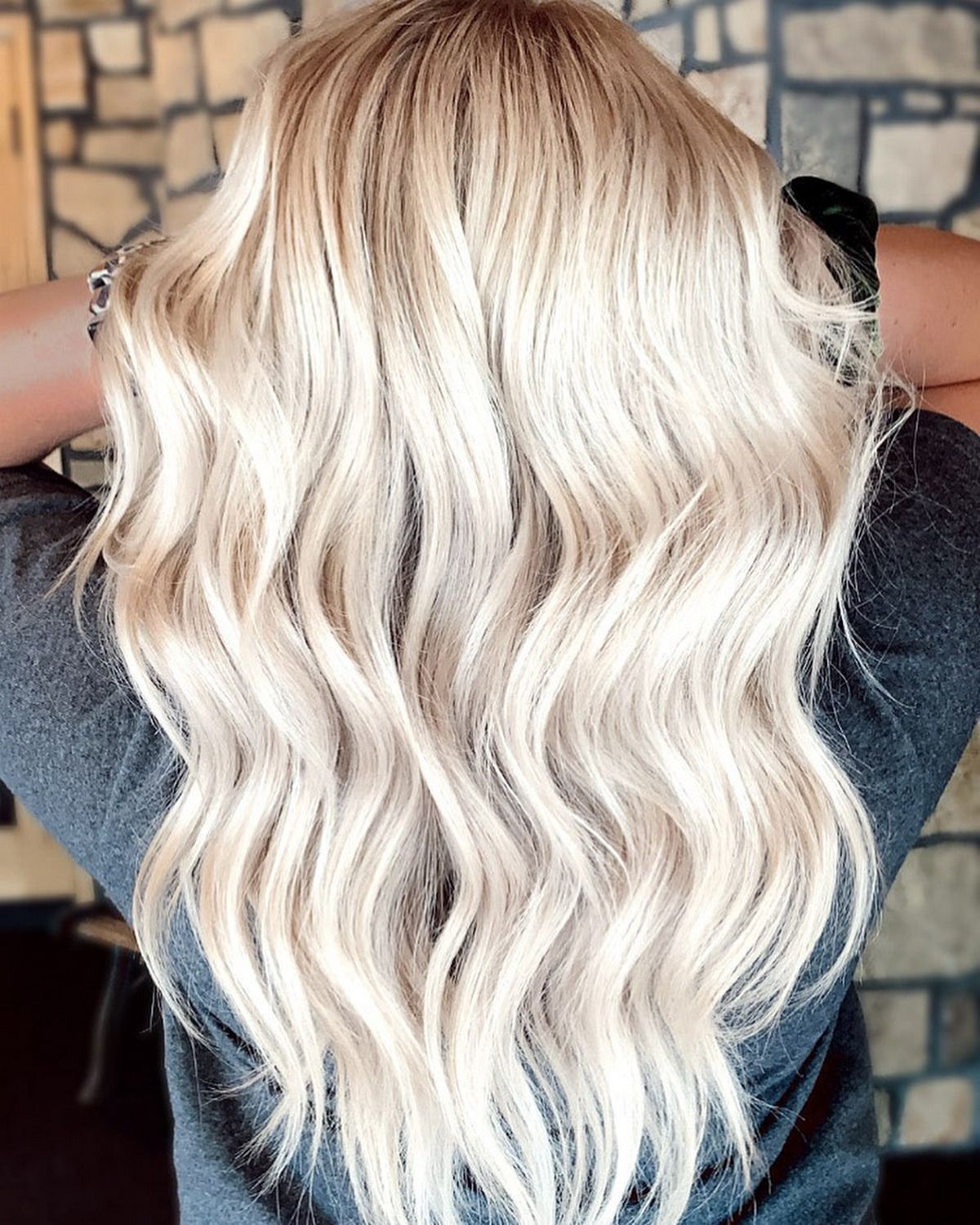 Cold To Warm Platinum Blonde Ombre