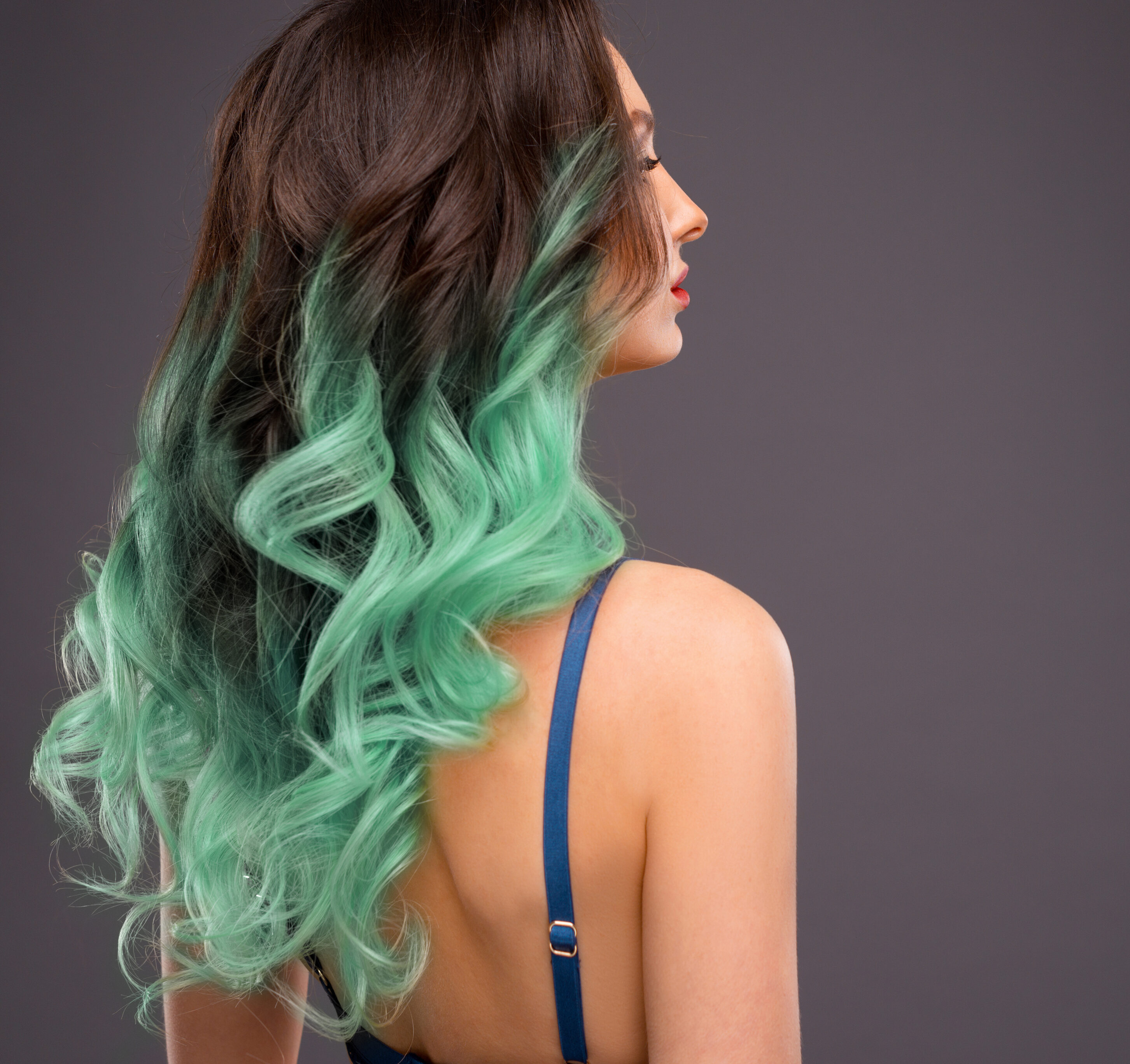 Mint Ombre Hair
