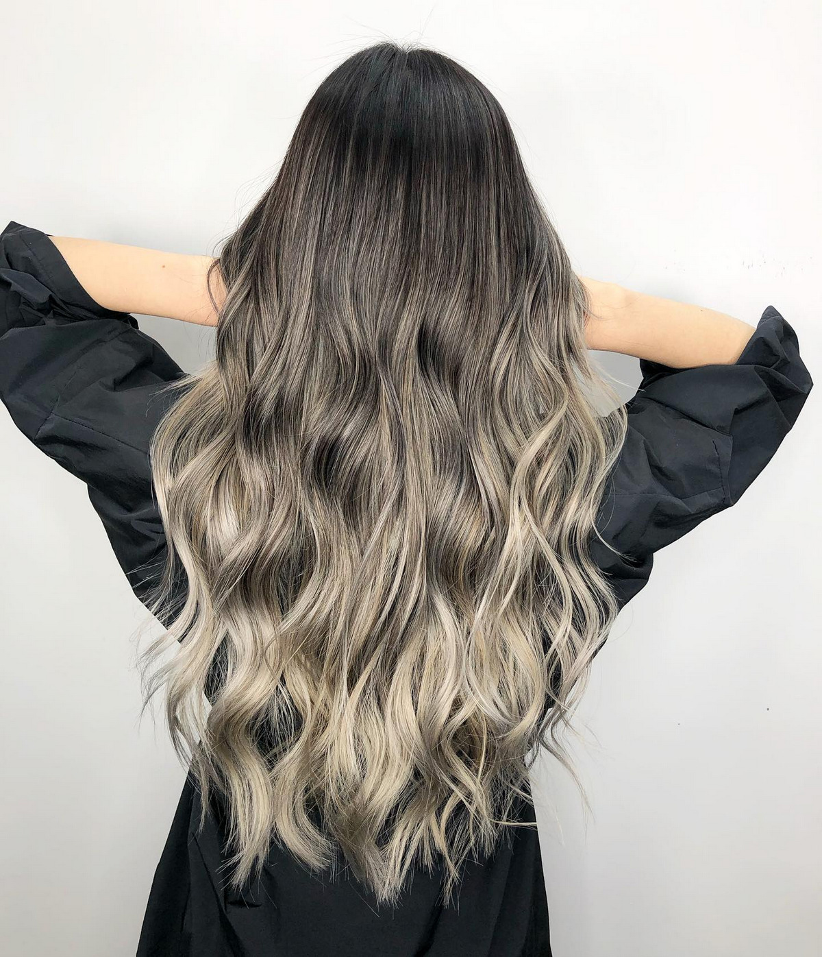 Moonlight Ash Blonde Balayage Ombre