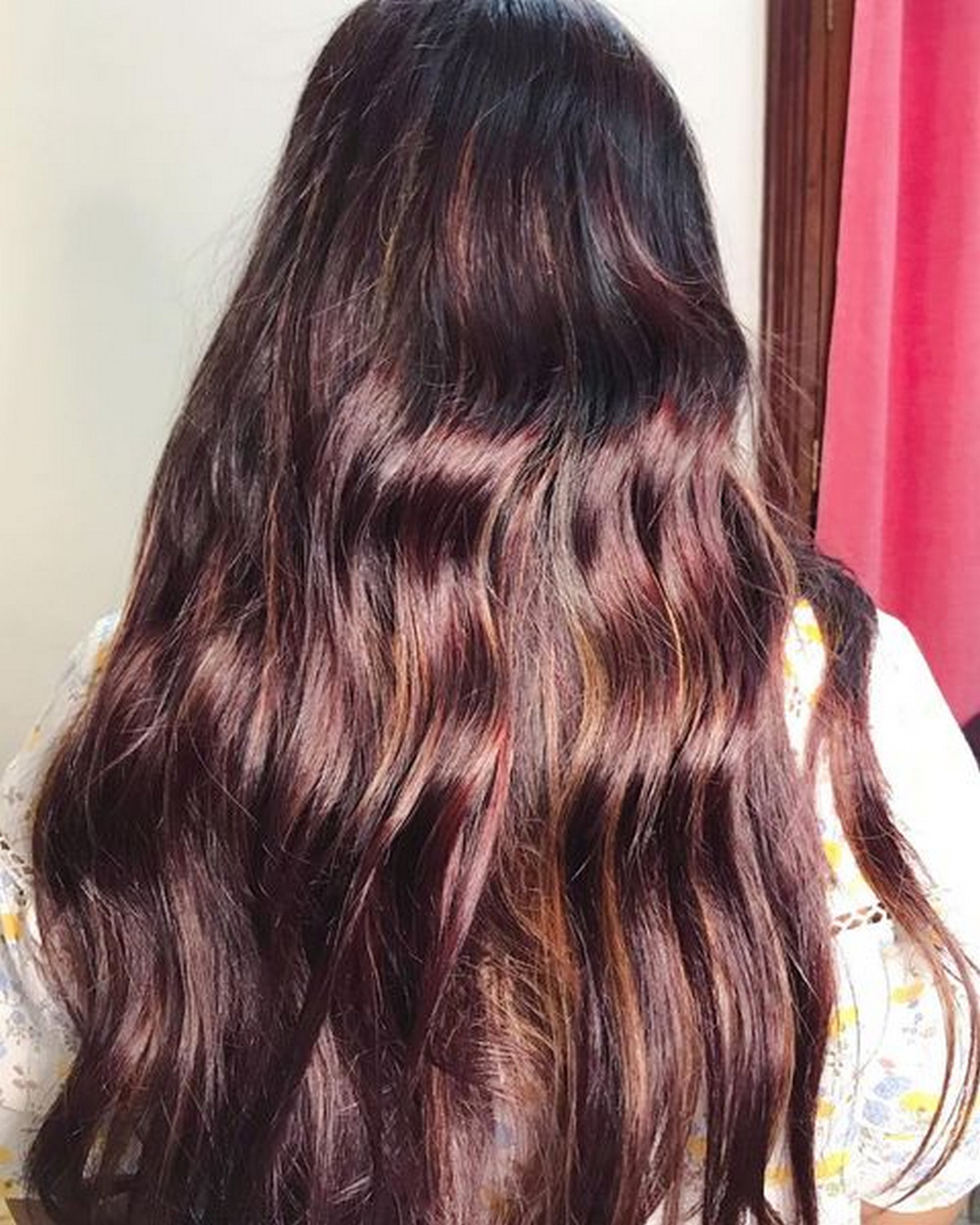 Chestnut Burgundy Highlights